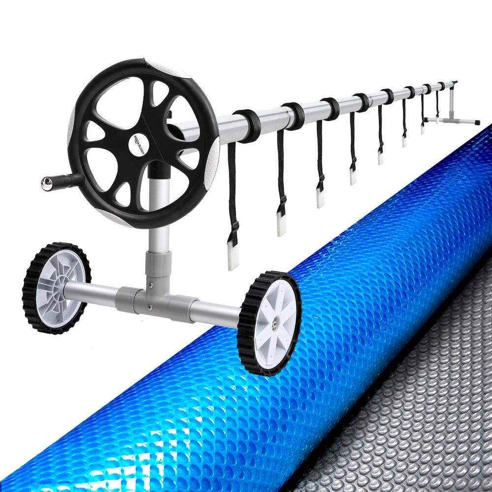 Aquabuddy Pool Cover 11x6.2m 400 Micron Swimming Pool Solar Blanket