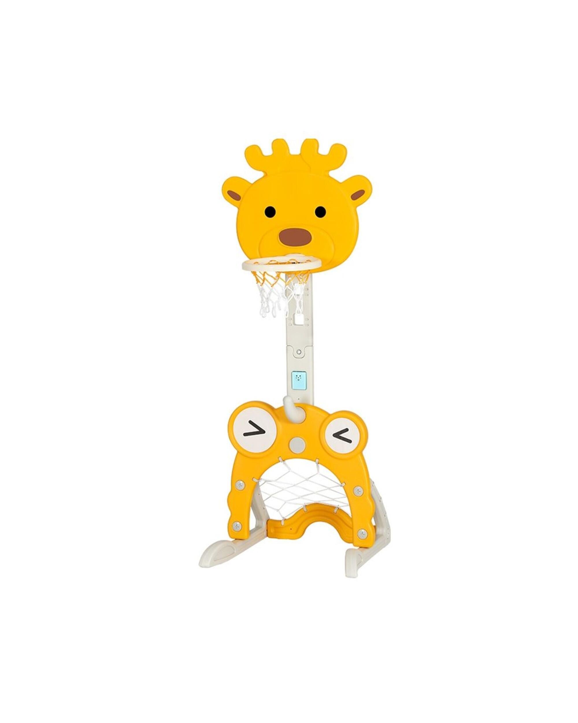 Keezi Kids Basketball Hoop Stand Adjustable 5-in-1 Sports Center Toys Set