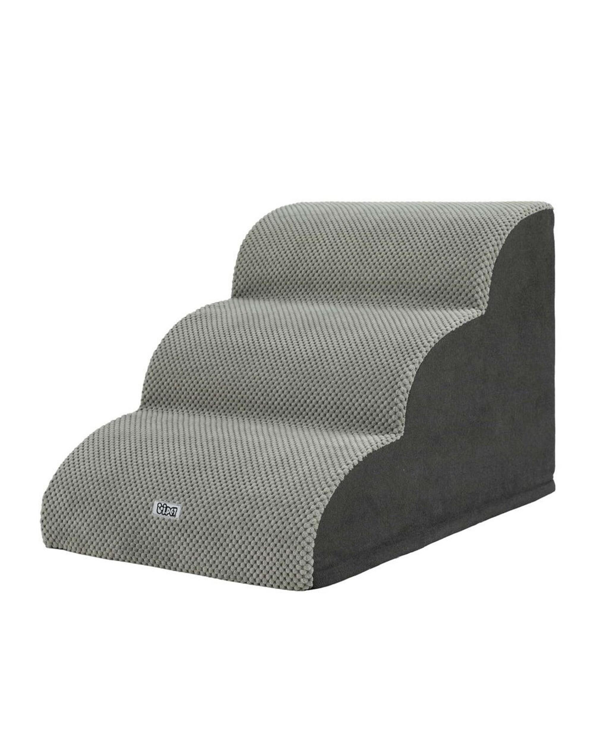 i.Pet 3 Tier Dog Ramp Foam Pet Stairs Supportive Portable Lightweight
