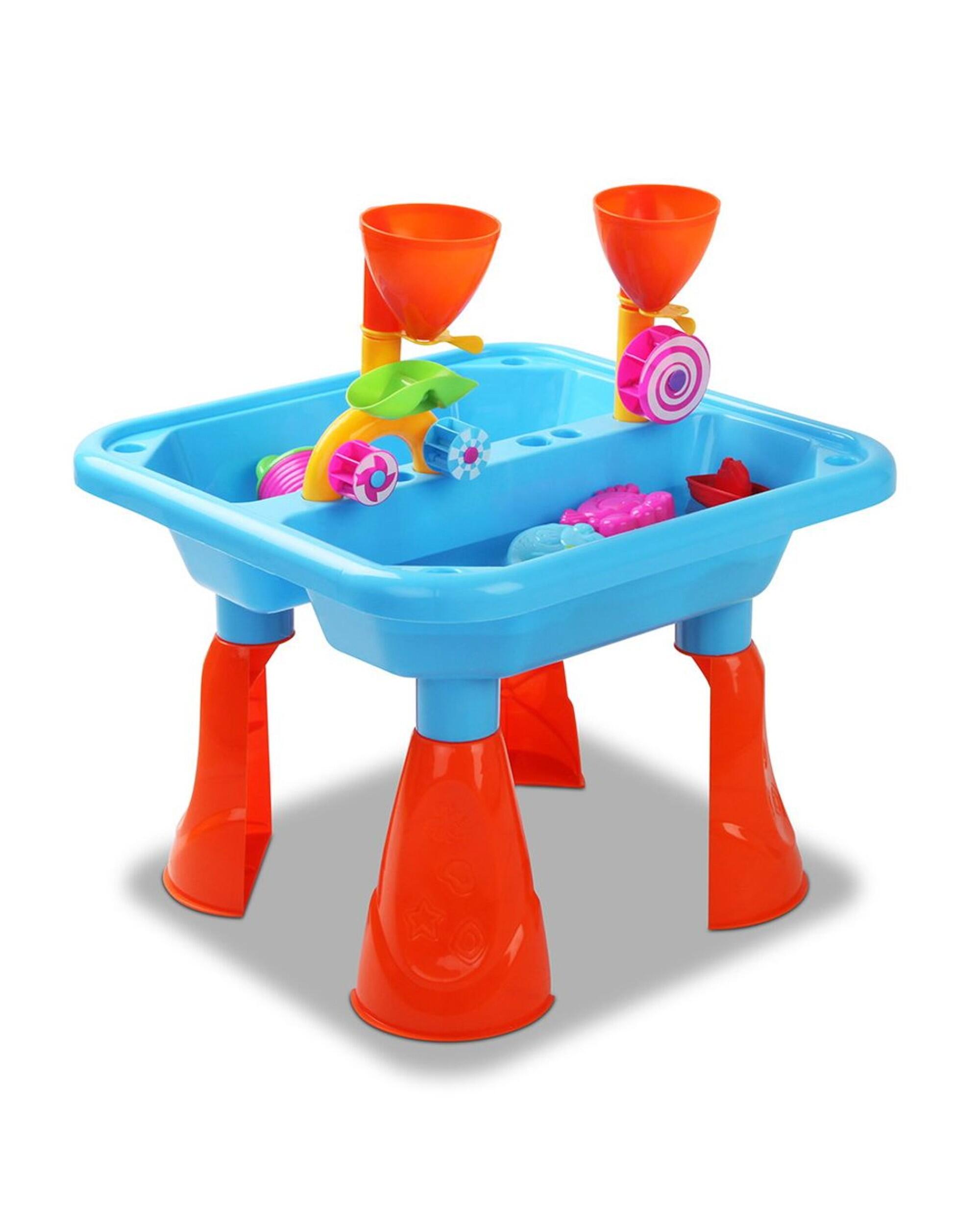 Keezi Kids Sandpit Pretend Play Sets Beach Toys Outdoor Sand Water Table Set