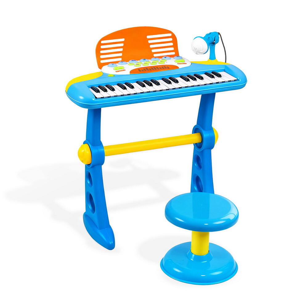 Keezi Kids Piano Keyboard 37 Keys Electronic Musical Instrument Set