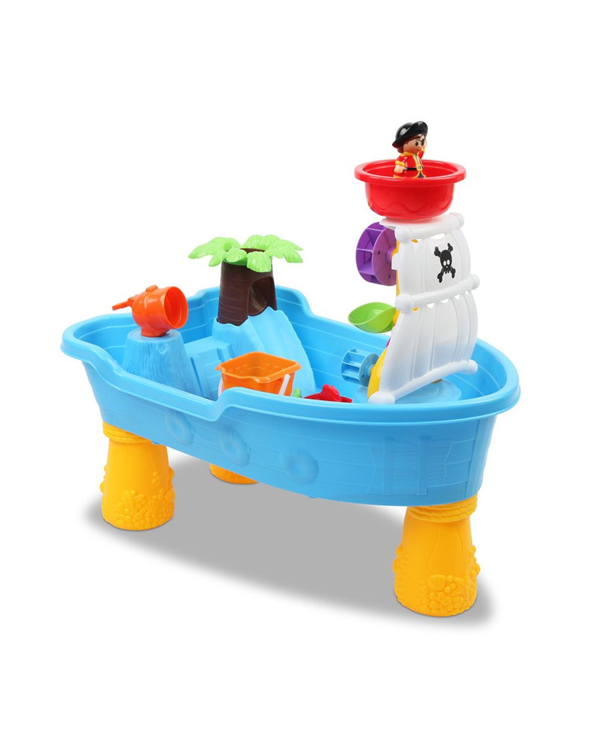 Keezi Kids Sandpit Pretend Play Set Sand Water Table Outdoor Beach Toy Children