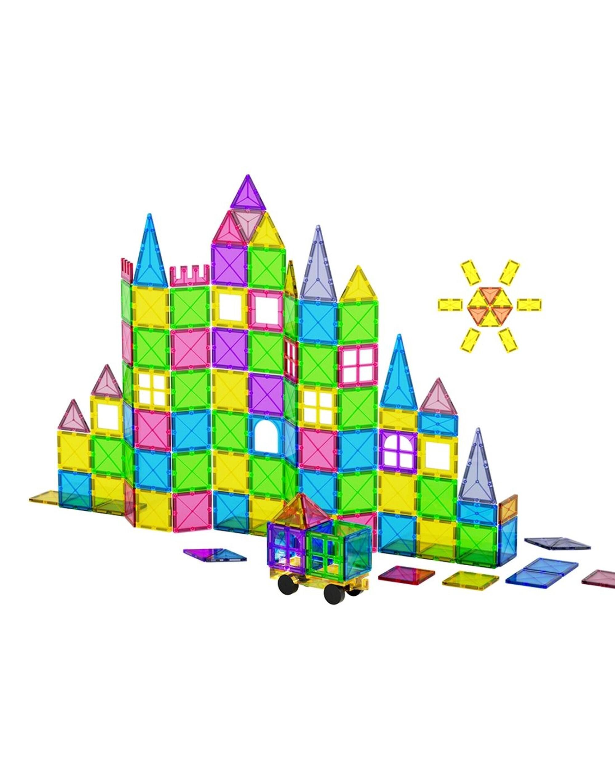 Keezi 60pcs Kids Magnetic Tiles Blocks Building Educational Toys Children Gift