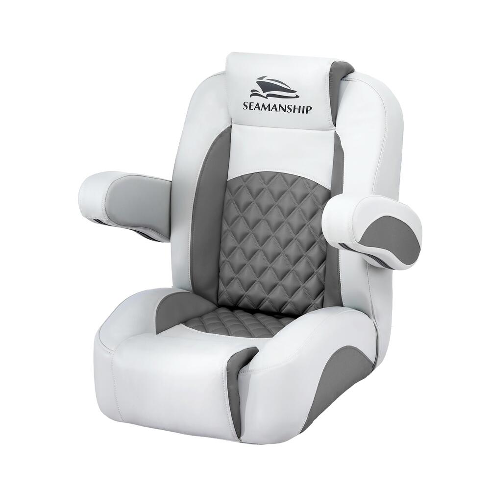 Seamanship Reclining Captain Boat Seat 90 to 155 degrees Recline, 19cm