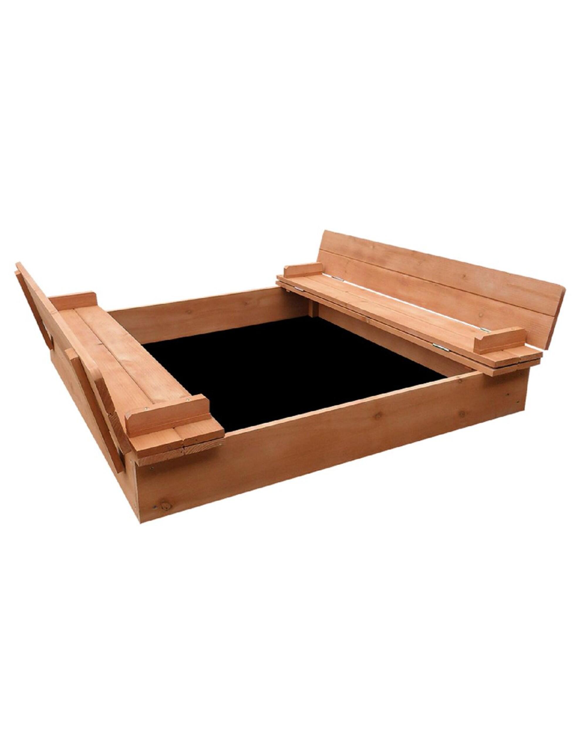 Keezi Kids Sandpit 90cm Durable Space Saving Modern Decor Easy Assembly