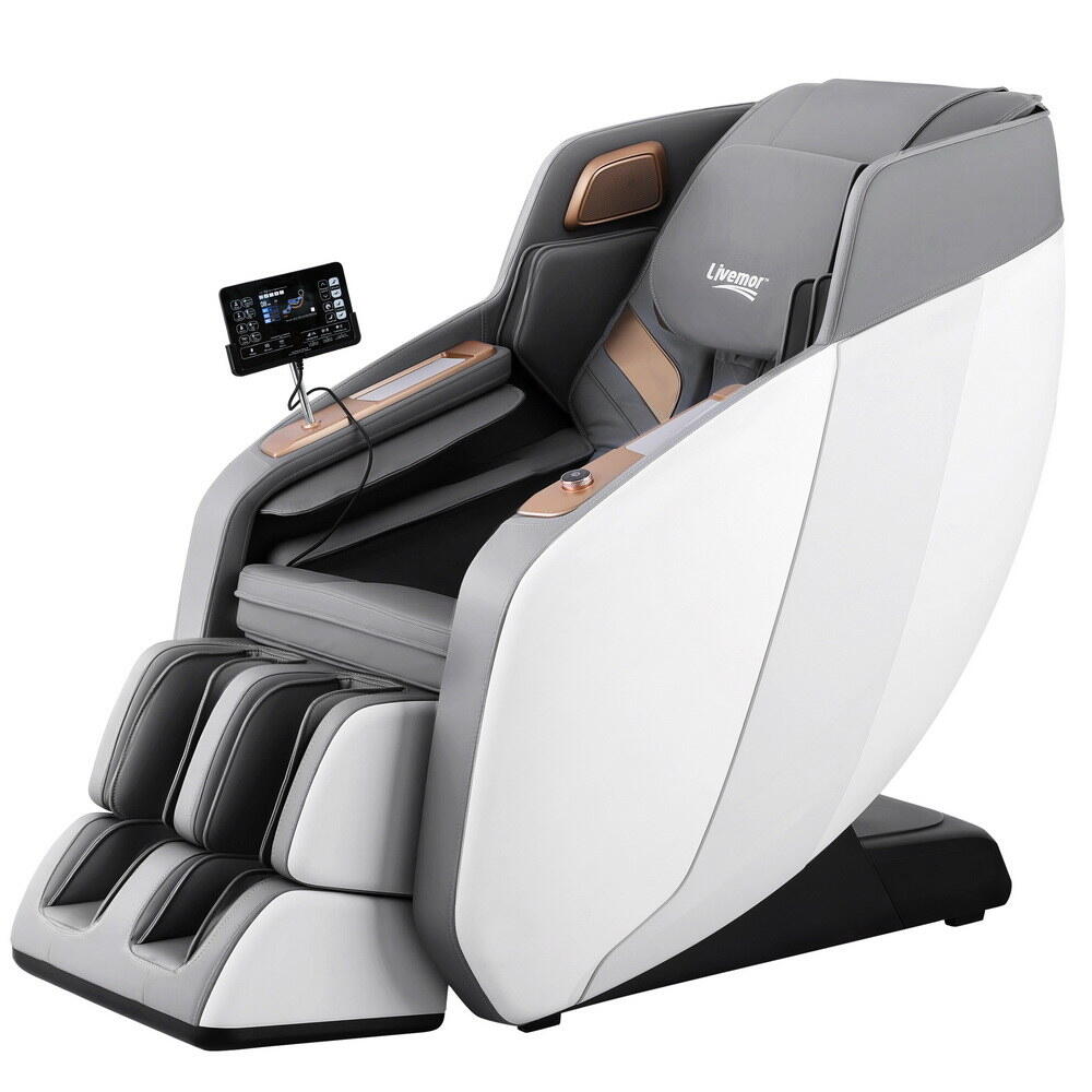 Livemor 4D Massage Chair Electric Recliner Double Core Mechanism Massager