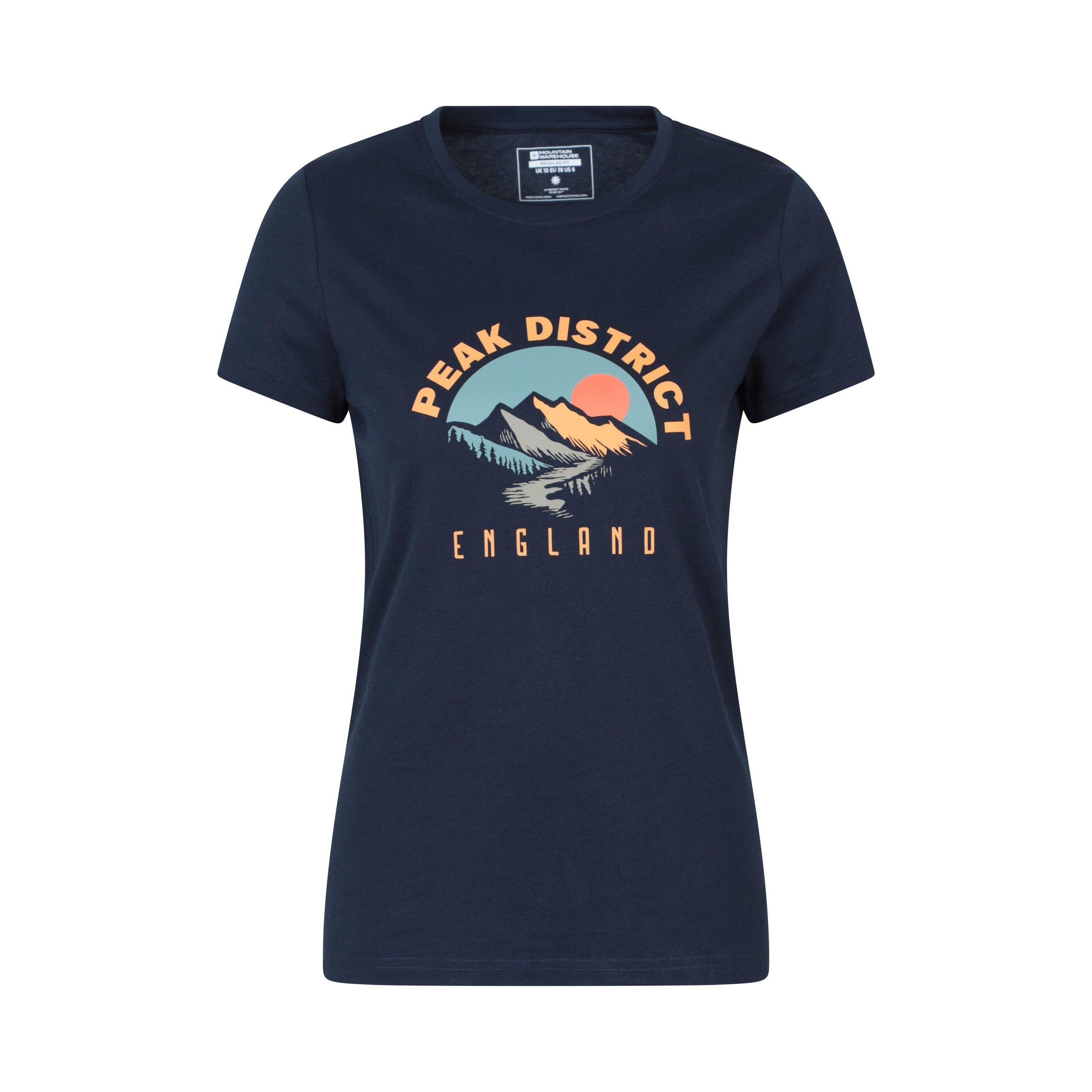 Mountain Warehouse Womens/Ladies Peak District Mountain Scene T-Shirt