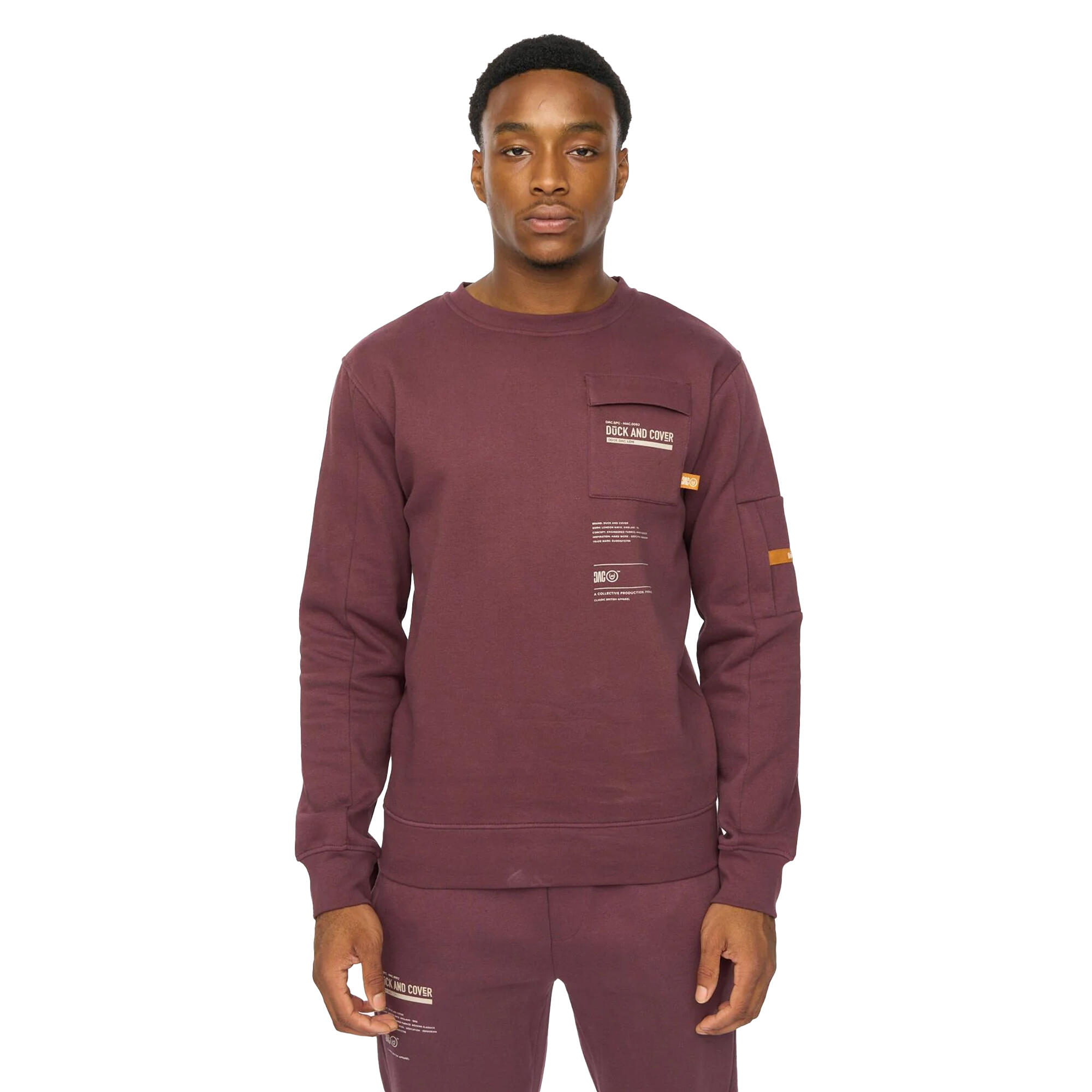 Duck and Cover Mens Applewood Sweatshirt