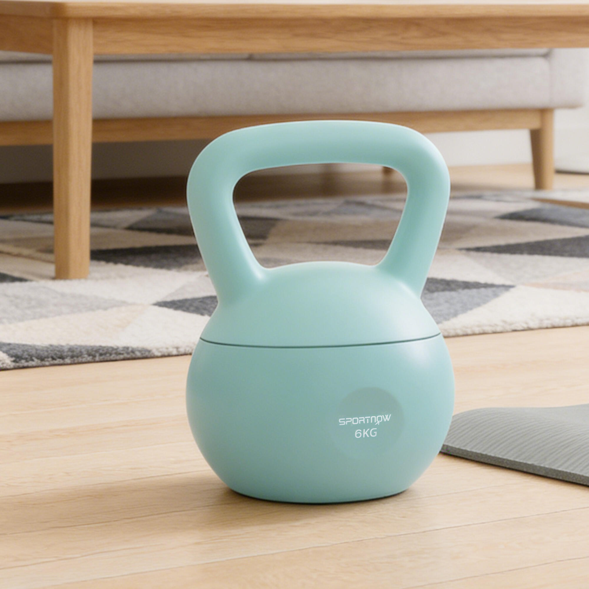 Kettlebell SPORTNOW 19x19x28 cm 2/7