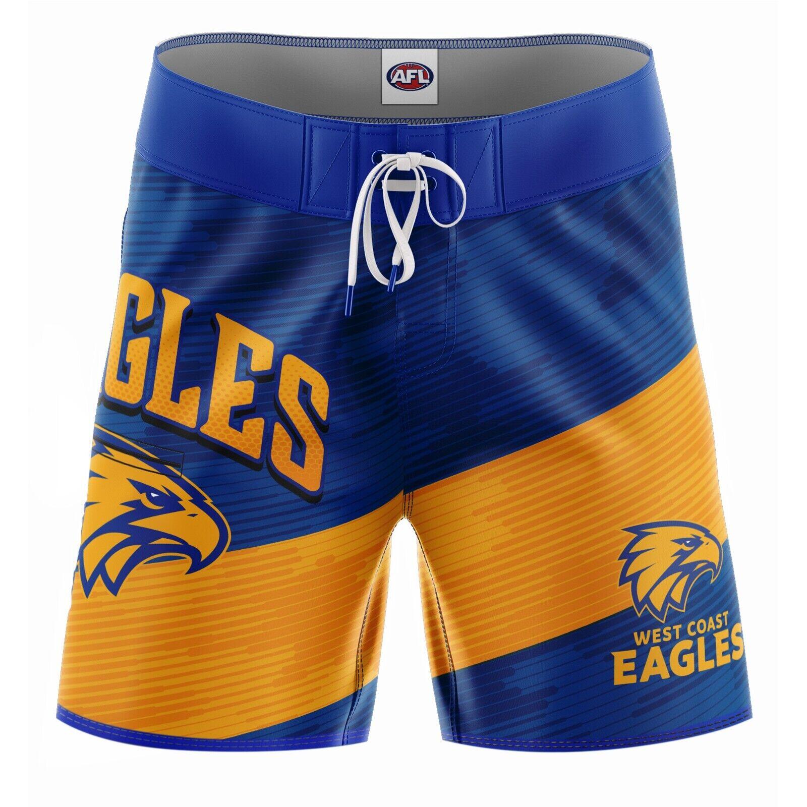 AFL Barrel Board Shorts - West Coast Eagles - Swim - Adult