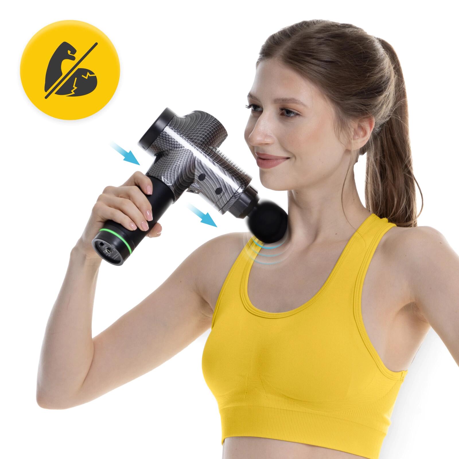 Masażer ręczny MASSAGE GUN ULTRA COOL EDITION 4FIZJO chłodząca końcówka 5/7
