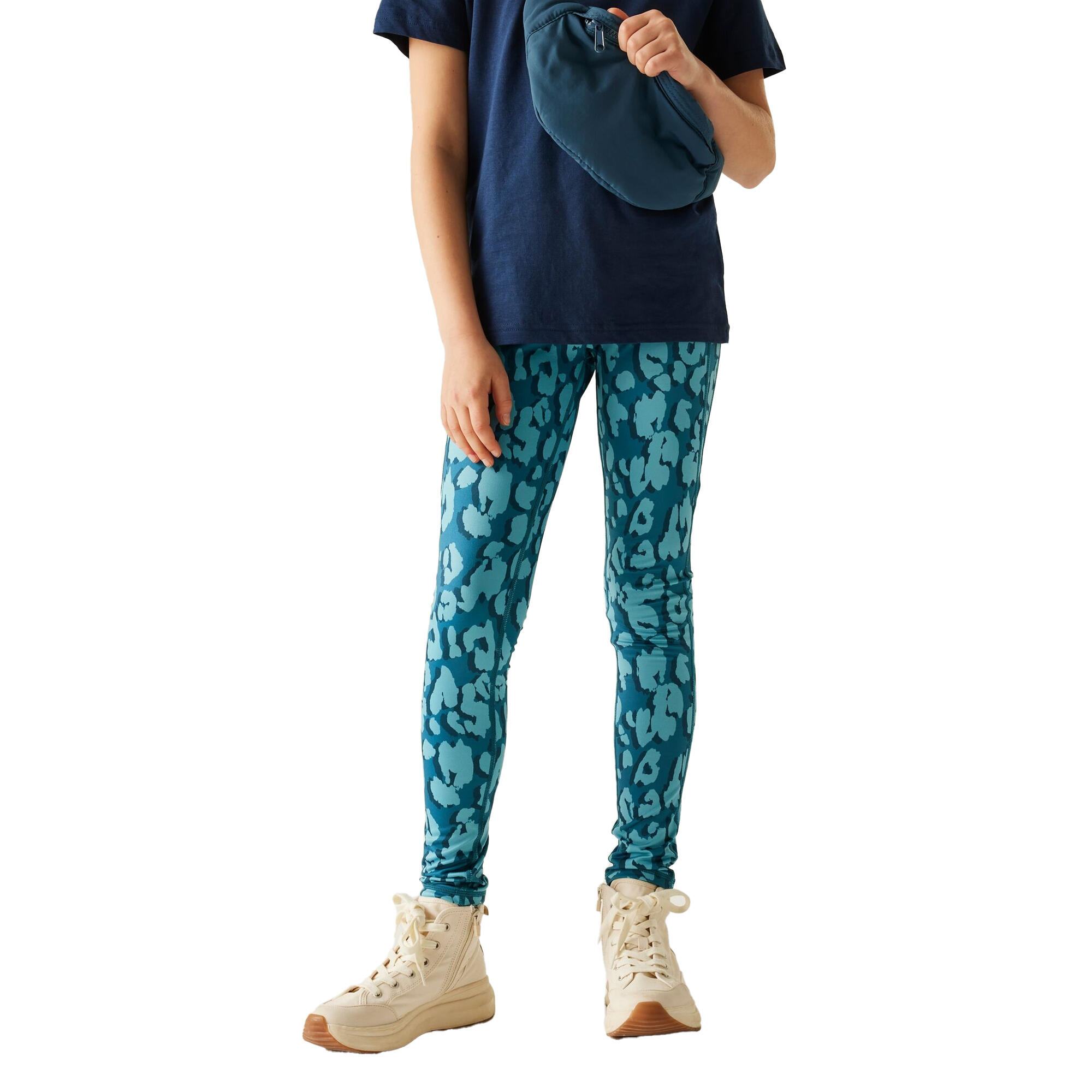 "Barlia" Leggings für , Winter Mädchen Blaugrau/Marineblau 4/5