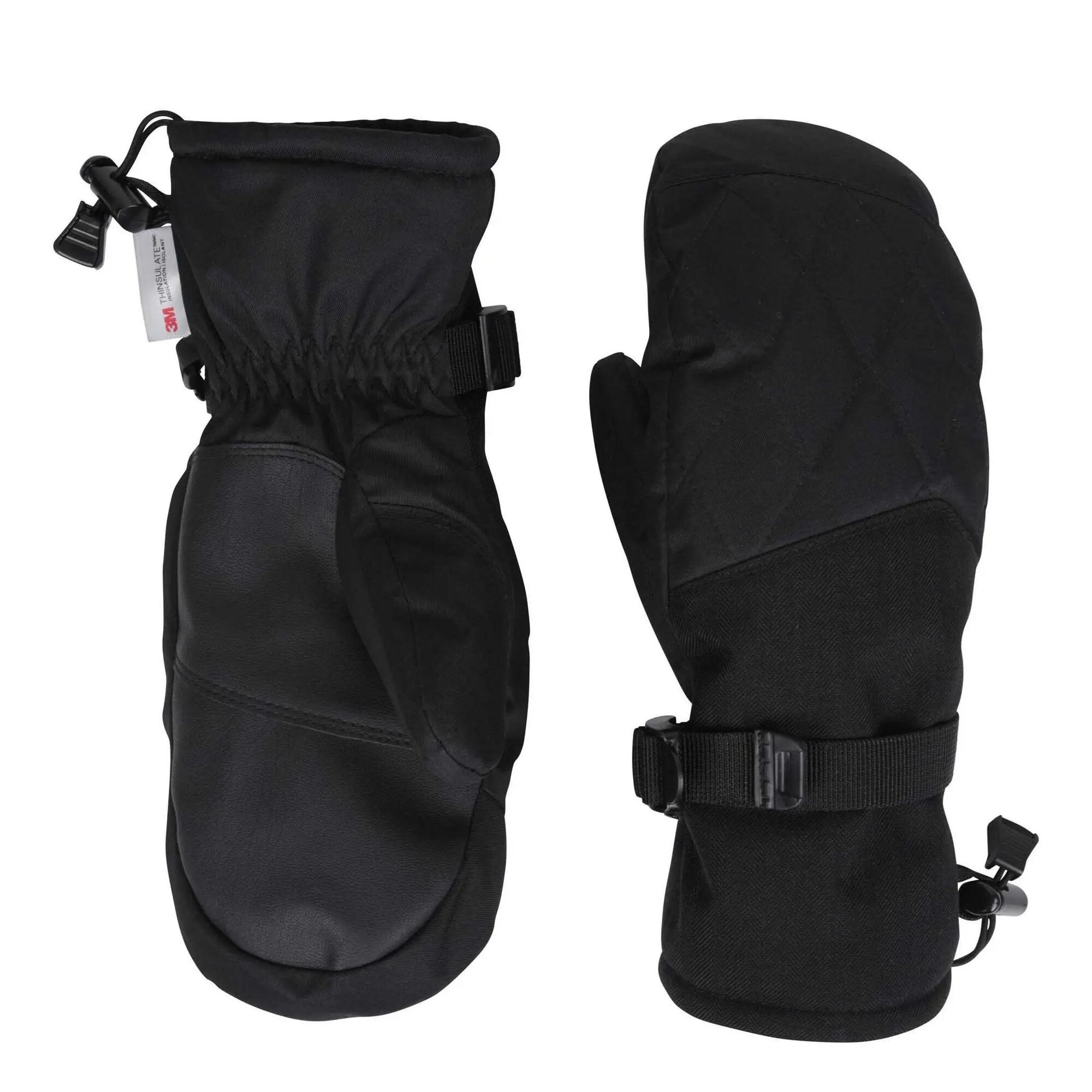 Donna Impermeabile Manopole Da Sci Mountain Warehouse Extreme Nero 3/3