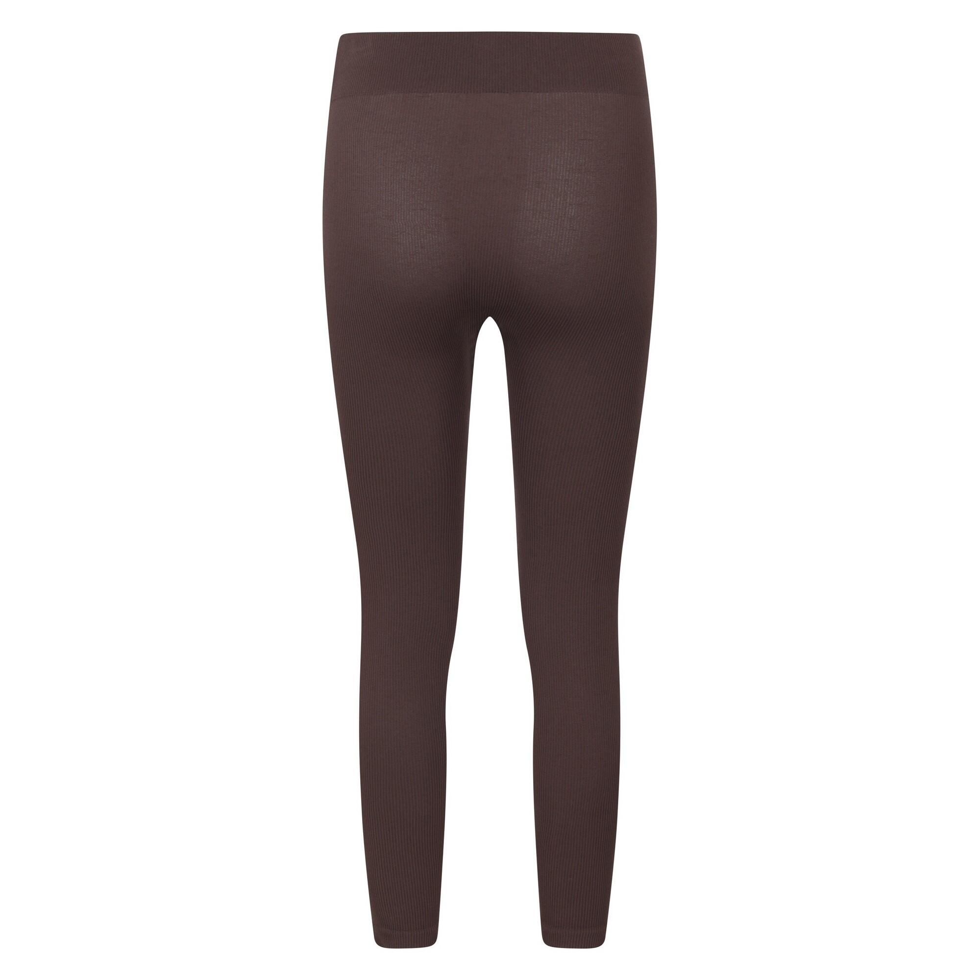 Leggins Termici A Costine Senza Cuciture Donna Mountain Warehouse Carmel Marrone 2/4