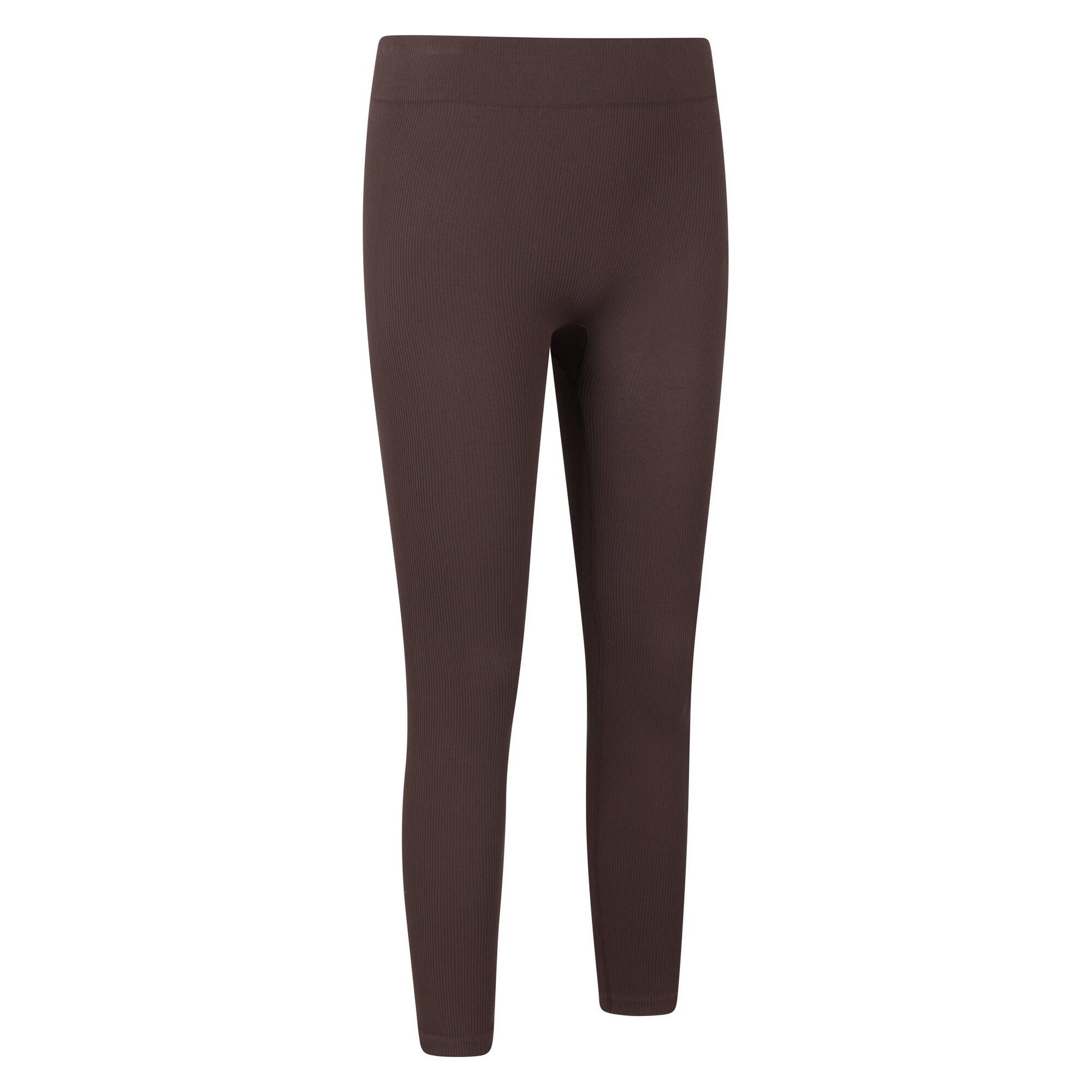 Leggins Termici A Costine Senza Cuciture Donna Mountain Warehouse Carmel Marrone 4/4