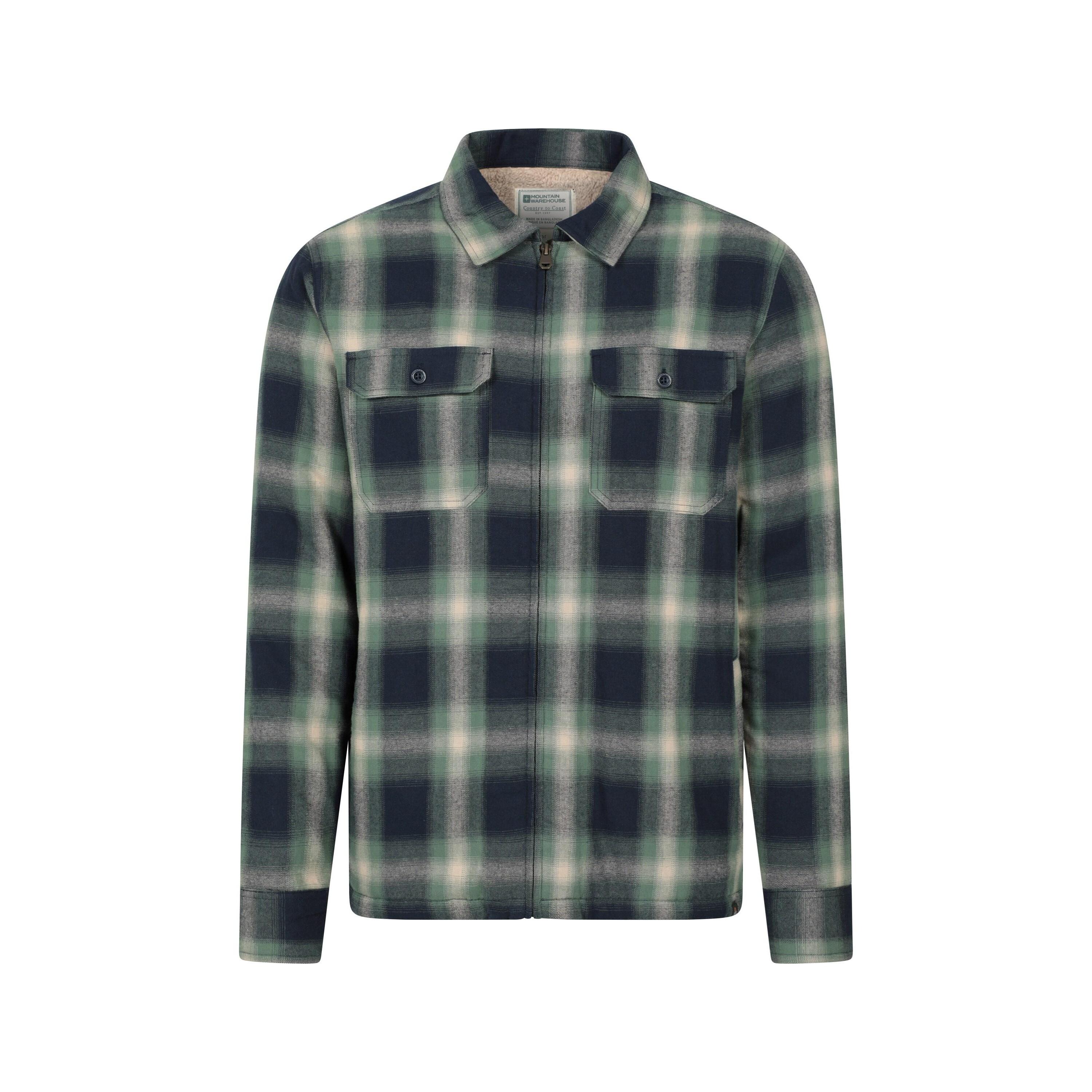 MOUNTAIN WAREHOUSE Stream II Camicia Foderata Uomo Mountain Warehouse Verde Scuro
