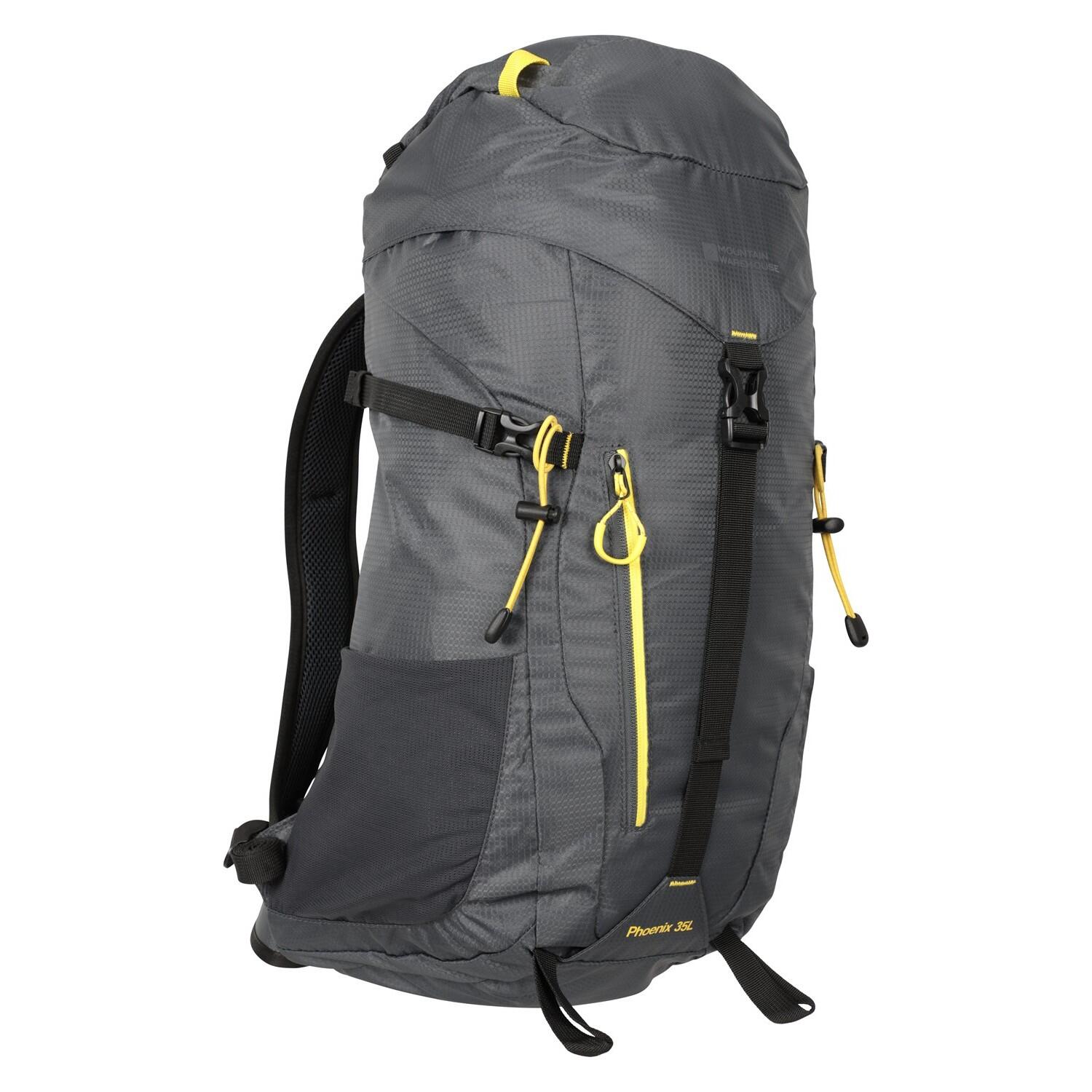 35L Zaino Mountain Warehouse Phoenix Grigio Giallo 4/4