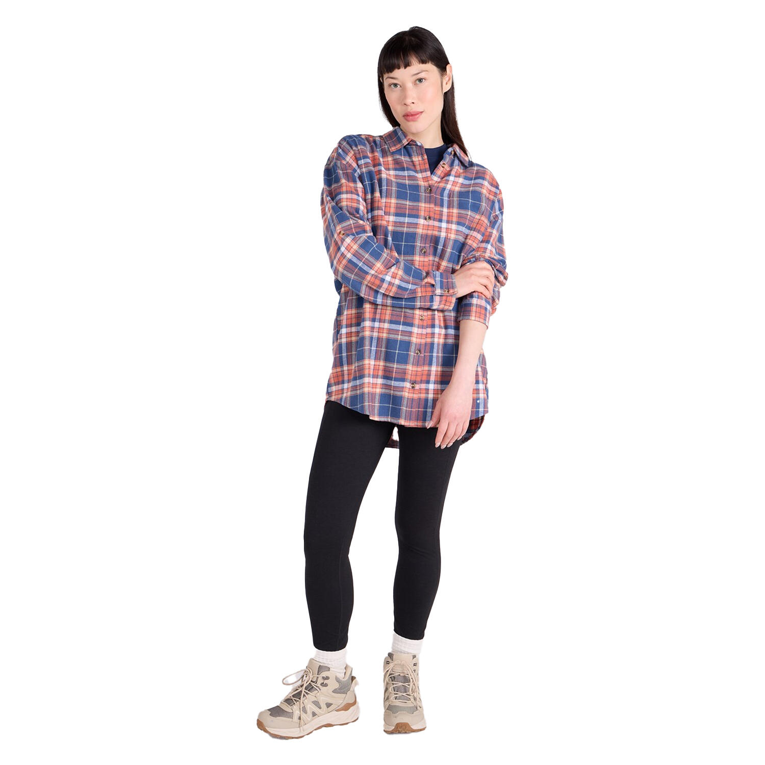 "Elm" Hemd für , Flanell, leger, Langärmlig Damen Marine 4/4