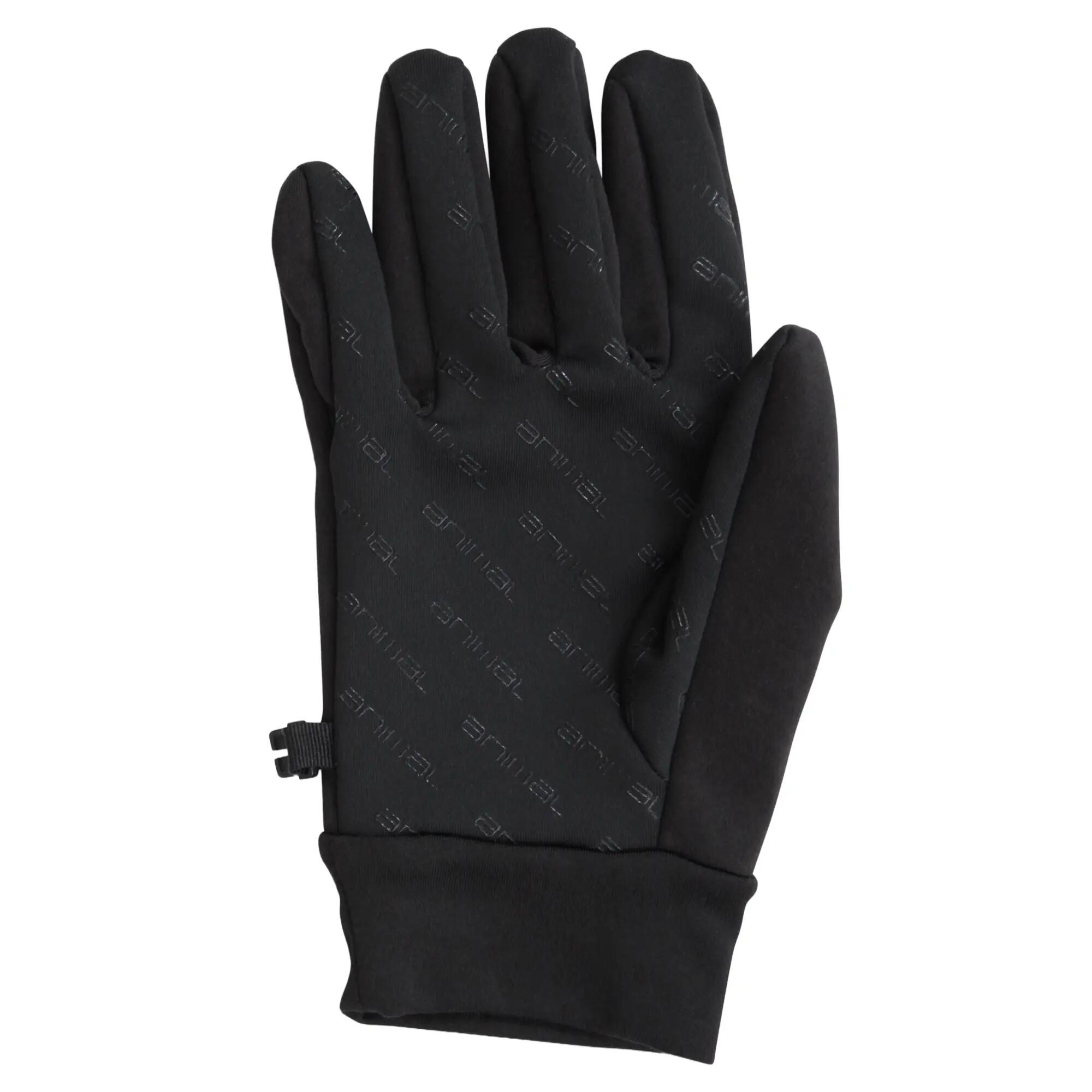 "Aspen" LinearHandschuhe für Herren, Polyester, Elastan Damen und Herren Schwarz 2/3