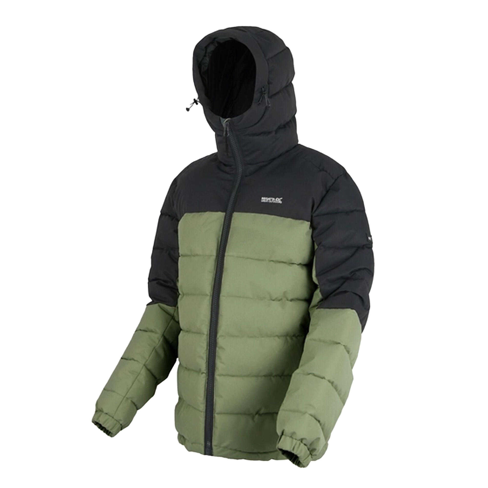Veste Matelassée ALDTHORN Homme (Vert Kaki Foncé / Noir) 3/5