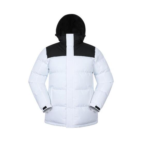 Snow" Steppjacke für Herren Schwarz/Weiß