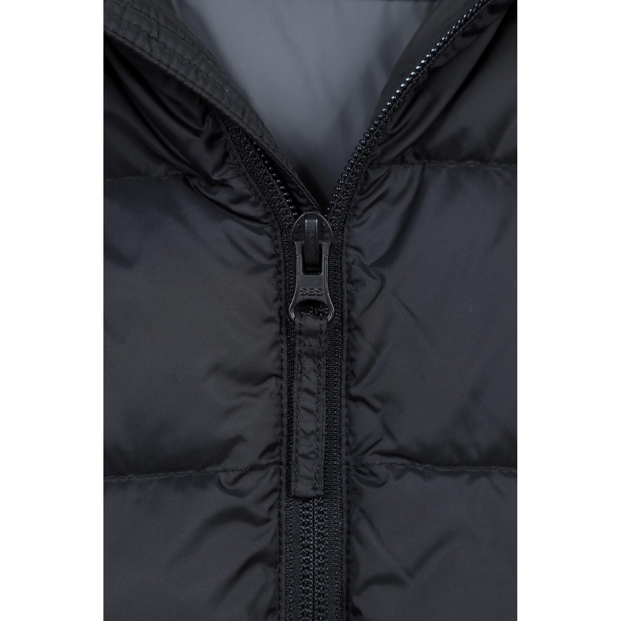 Childrens/Kids Stratus Packable Jacket (Black) 3/4