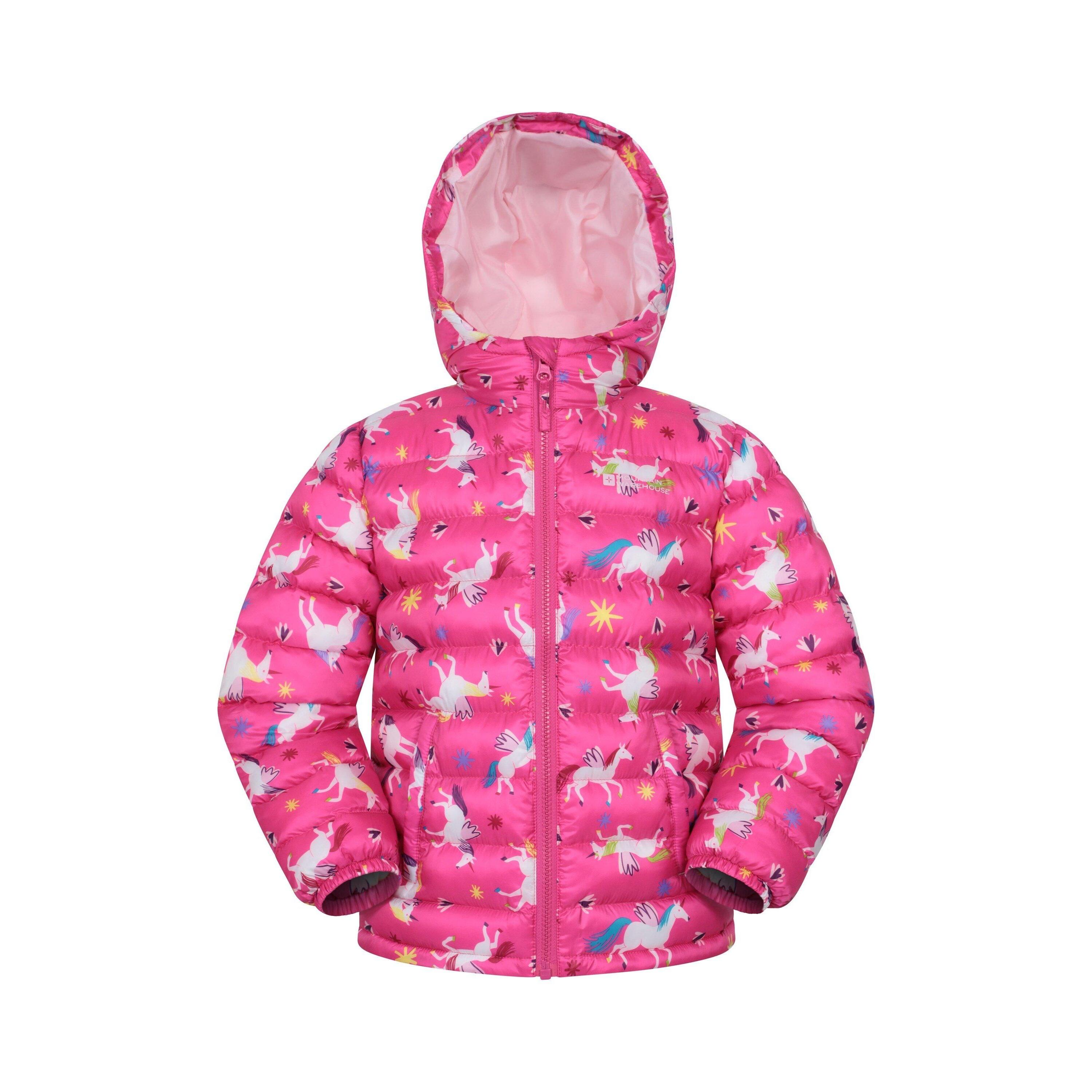MOUNTAIN WAREHOUSE Seasons Giacca Imbottita Acquerello Bambini Mountain Warehouse Rosa Scuro