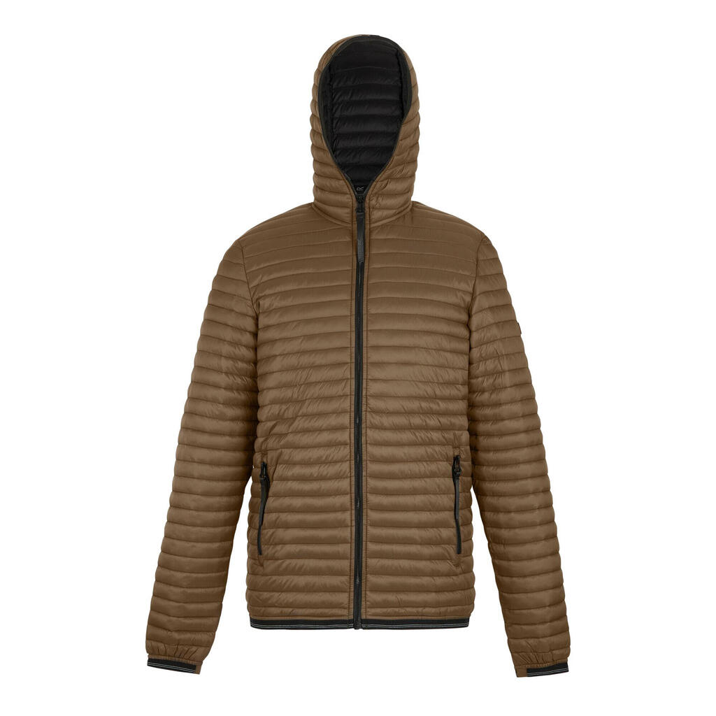 Mens Rigain Padded Jacket (Nut Brown/Black)