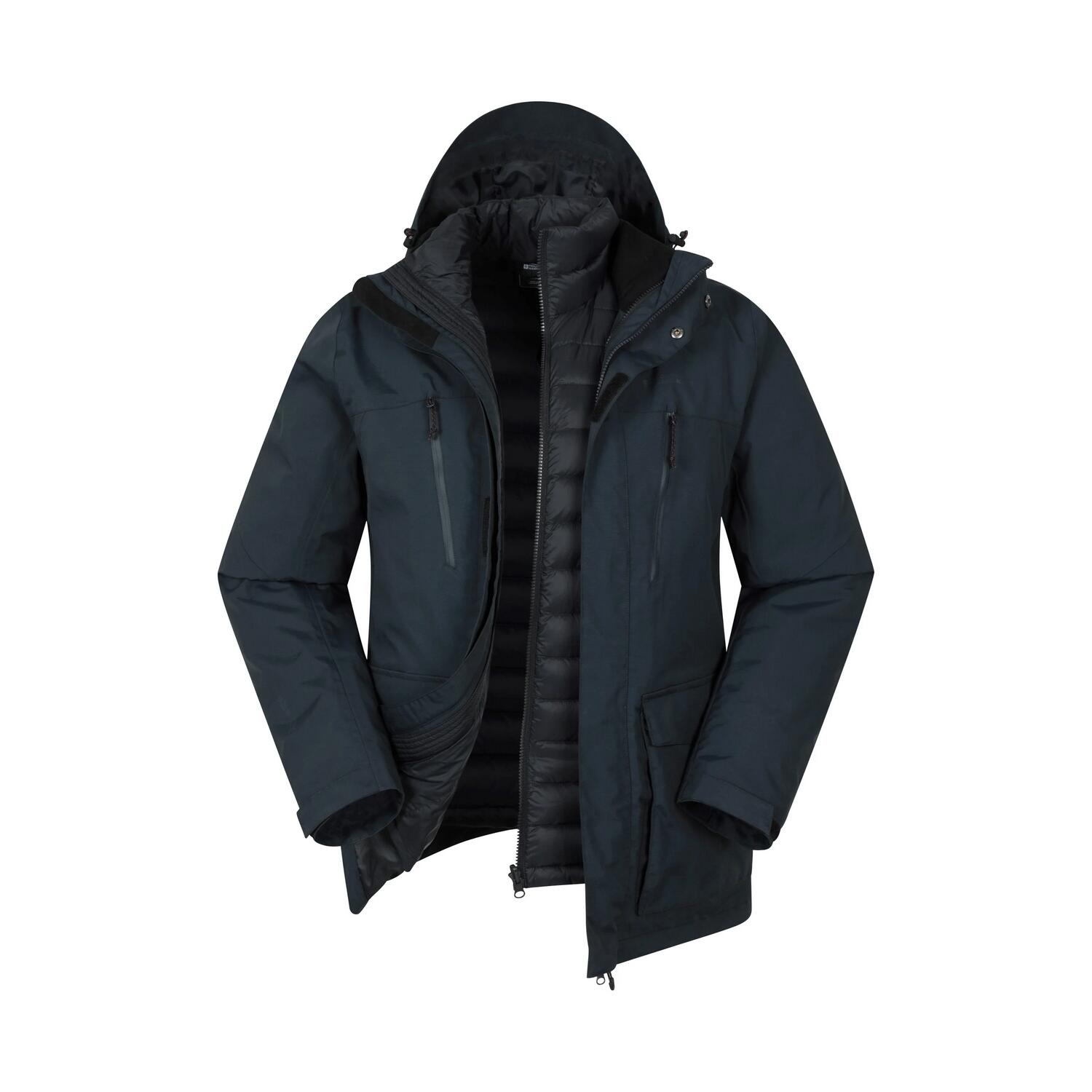 MOUNTAIN WAREHOUSE Correspondent II Piumino 3 In 1 Uomo Mountain Warehouse Blu Navy