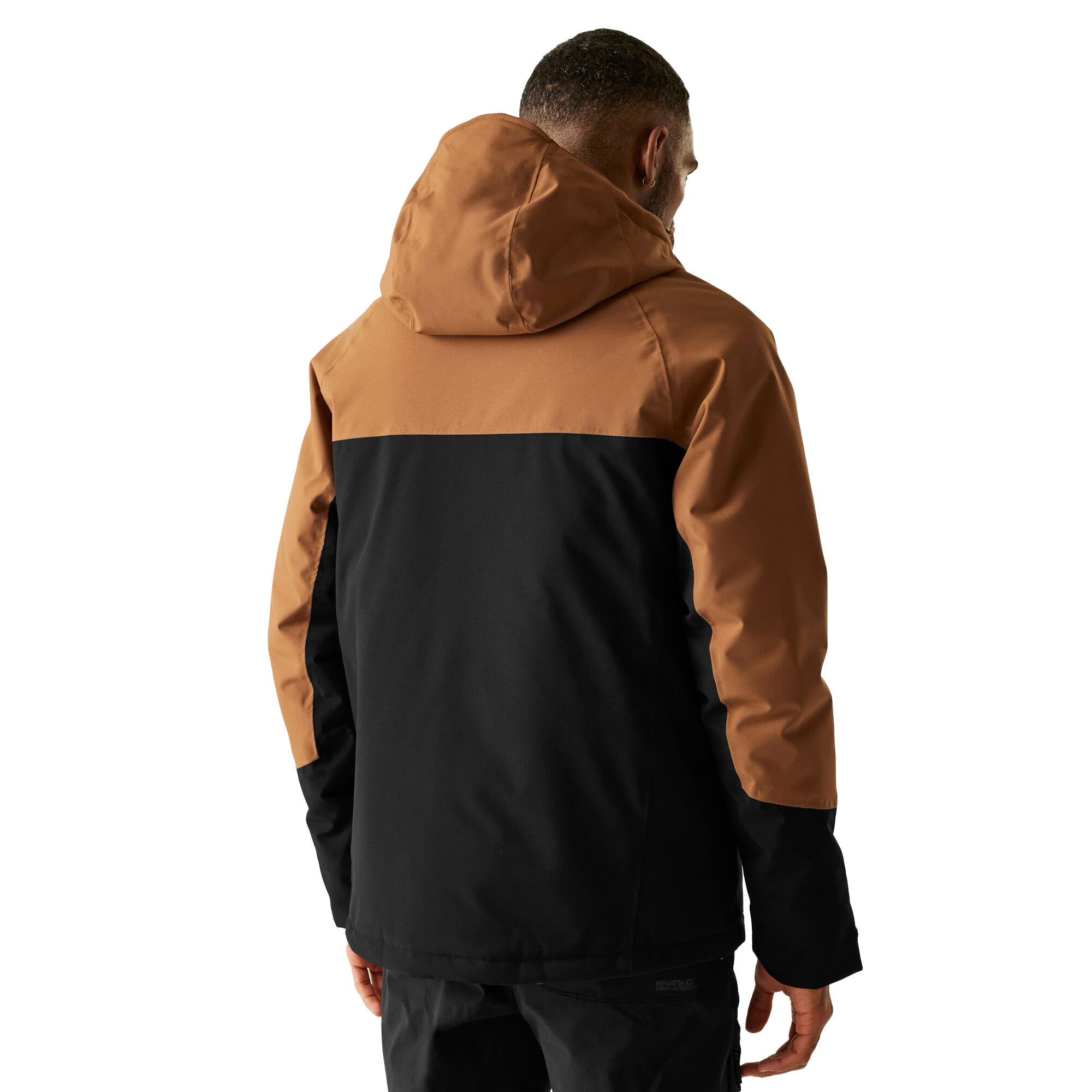 Veste Matelassée HIGHTON Homme (Marron / Noir) 2/4