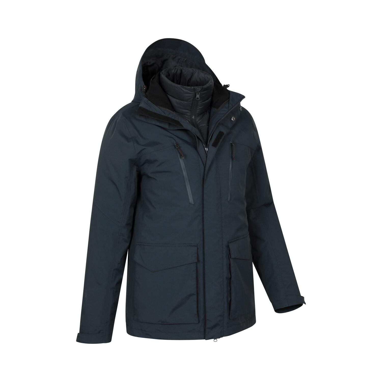 Doudoune Motif/style 3en1 CORRESPONDENT Homme (Bleu Marine) 4/4
