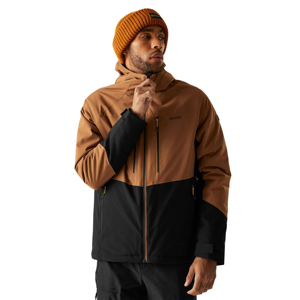 Mens Highton Stretch Padded Jacket (Nut Brown/Black)