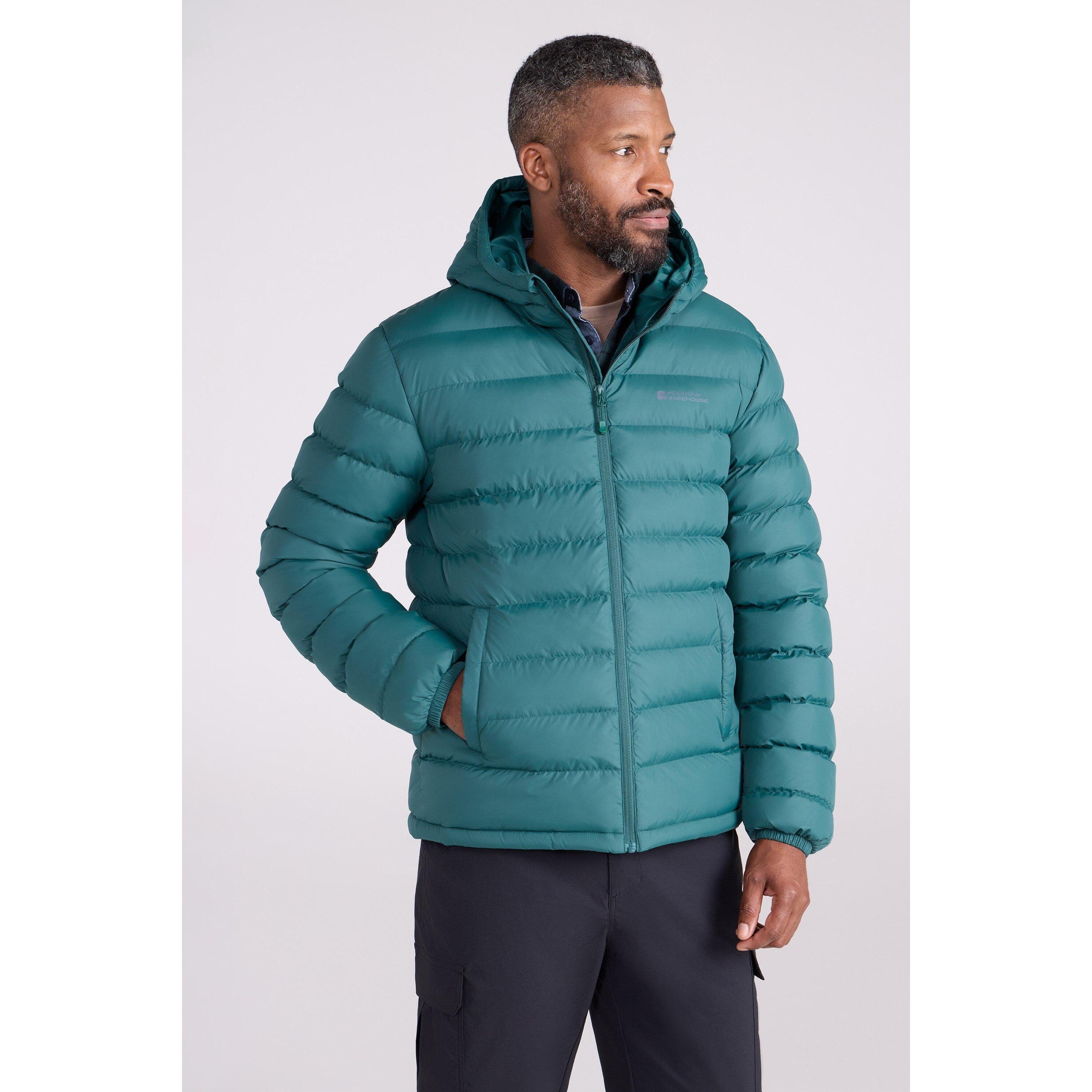 MOUNTAIN WAREHOUSE Seasons II Giacca Imbottita Camo Uomo Mountain Warehouse Verde Acceso