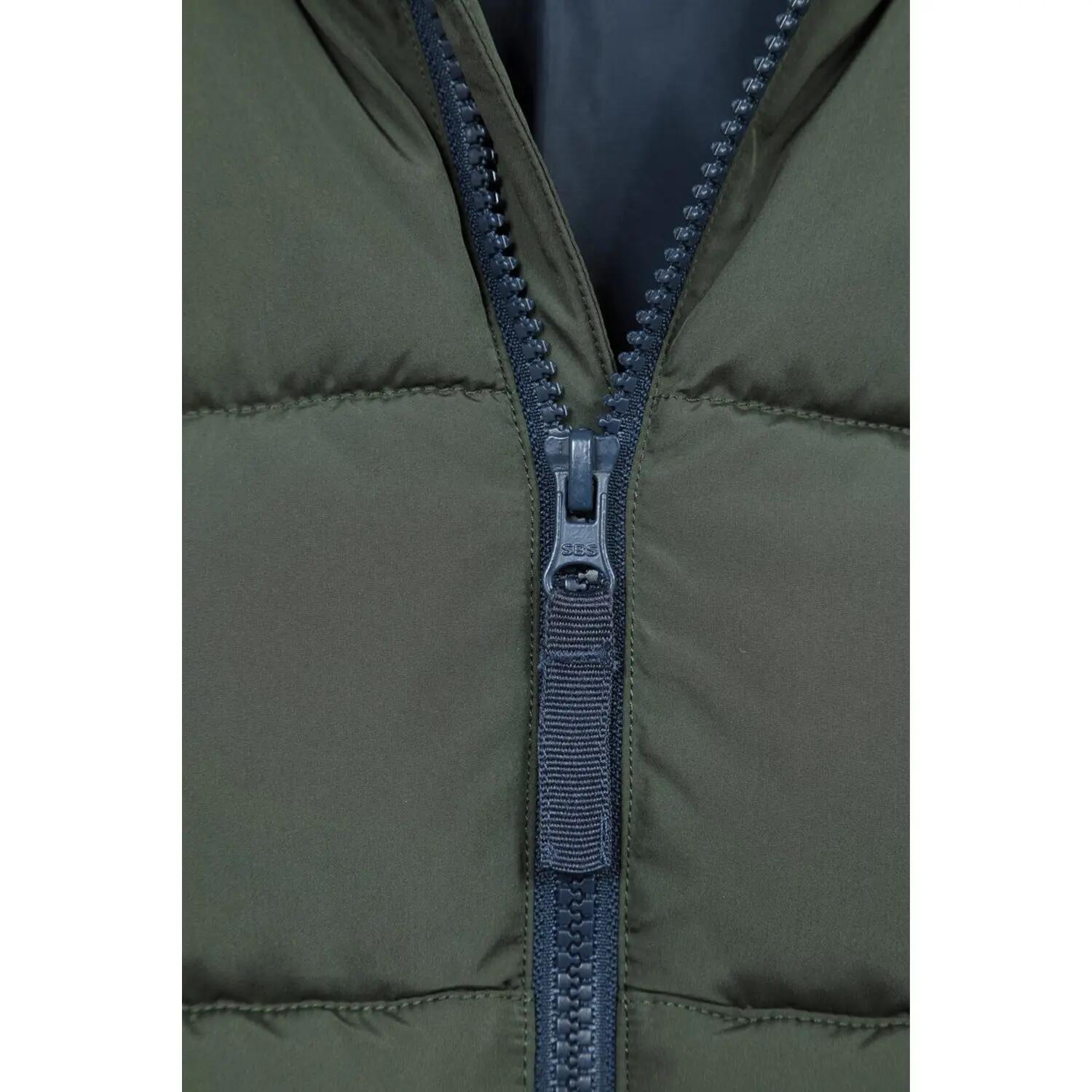 Hawthorne Giacca Imbottita Impermeabile Bambini Mountain Warehouse Verde Kaki 3/4