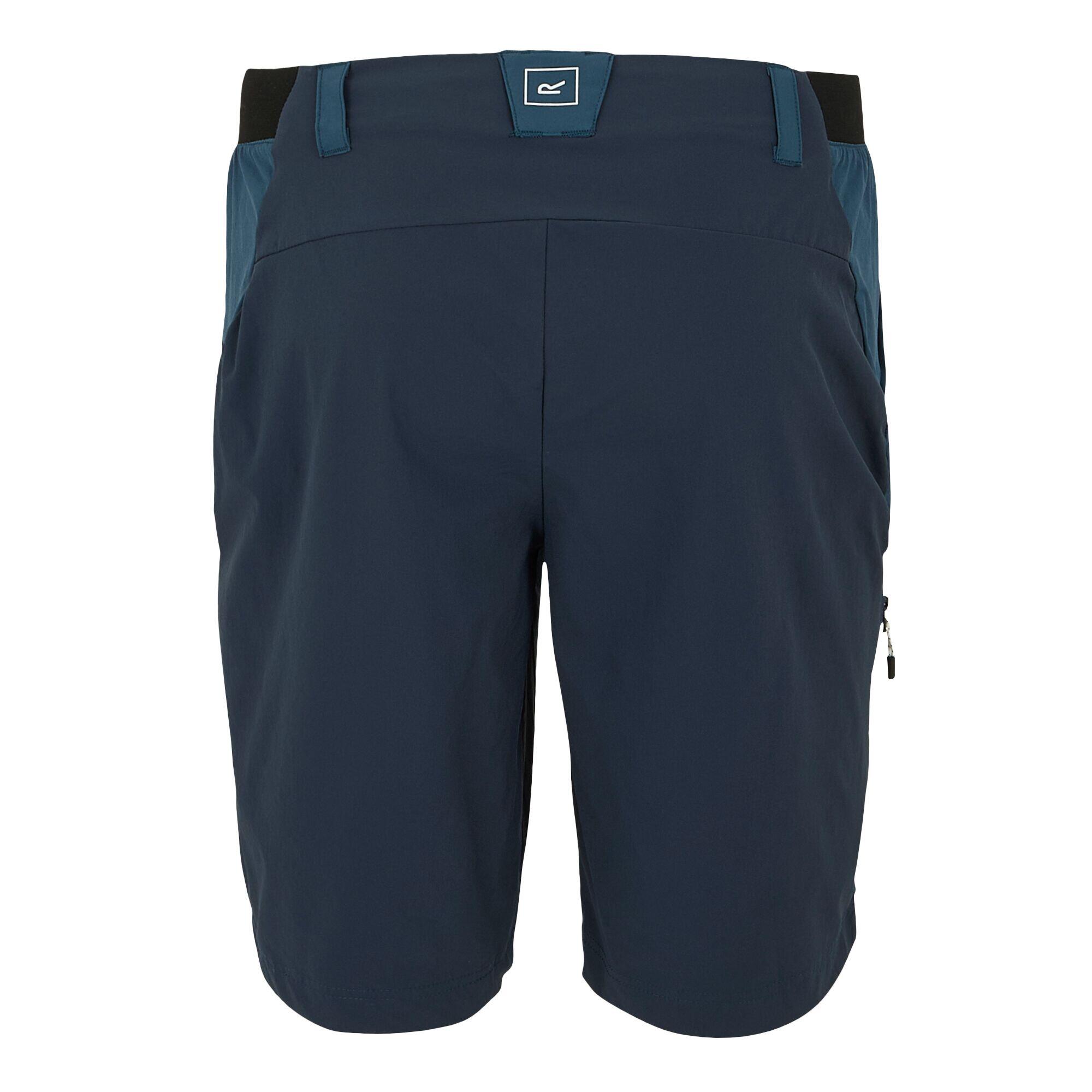 Eldes Pantaloncini Escursionismo Uomo Regatta Moonlight Denim Blu Navy 2/5