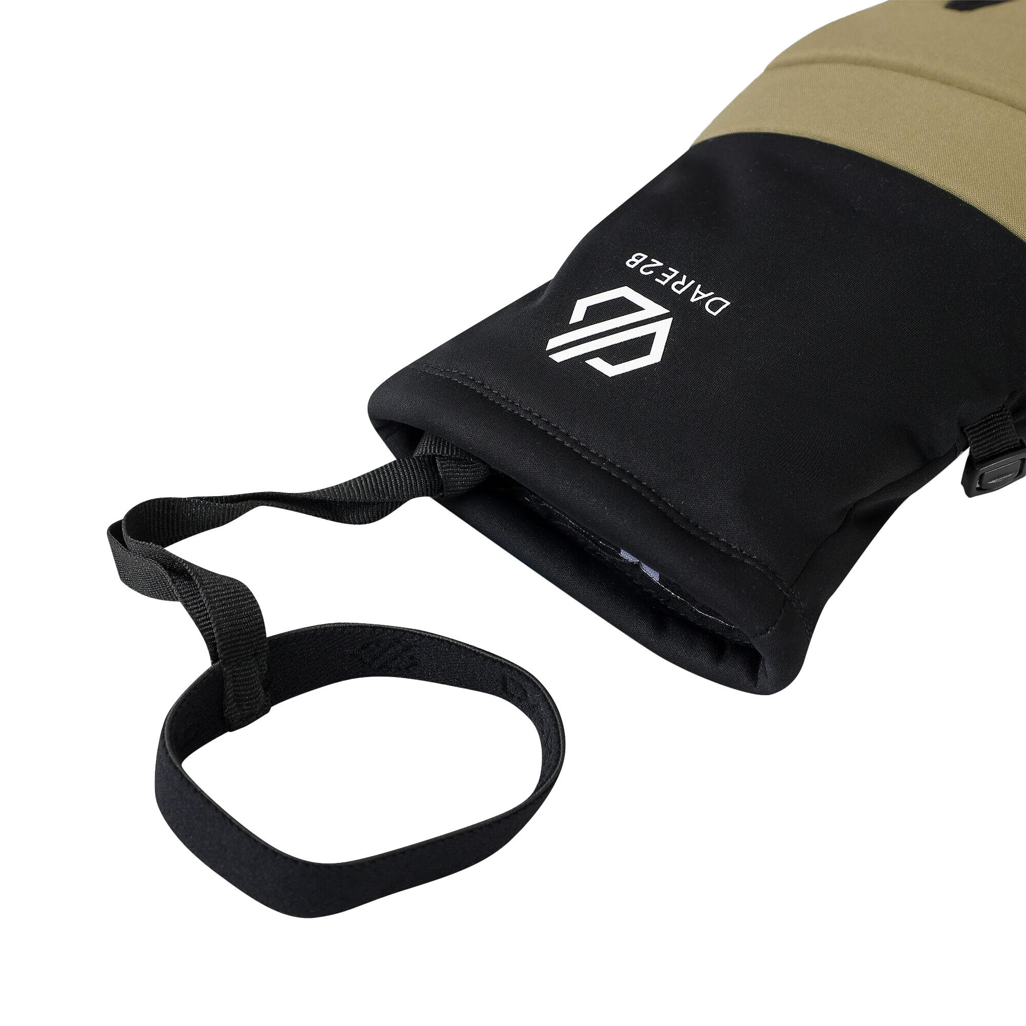 Adulto Unisex Impermeabile Guanto Dare 2B Freeride Oliva Martini 3/4