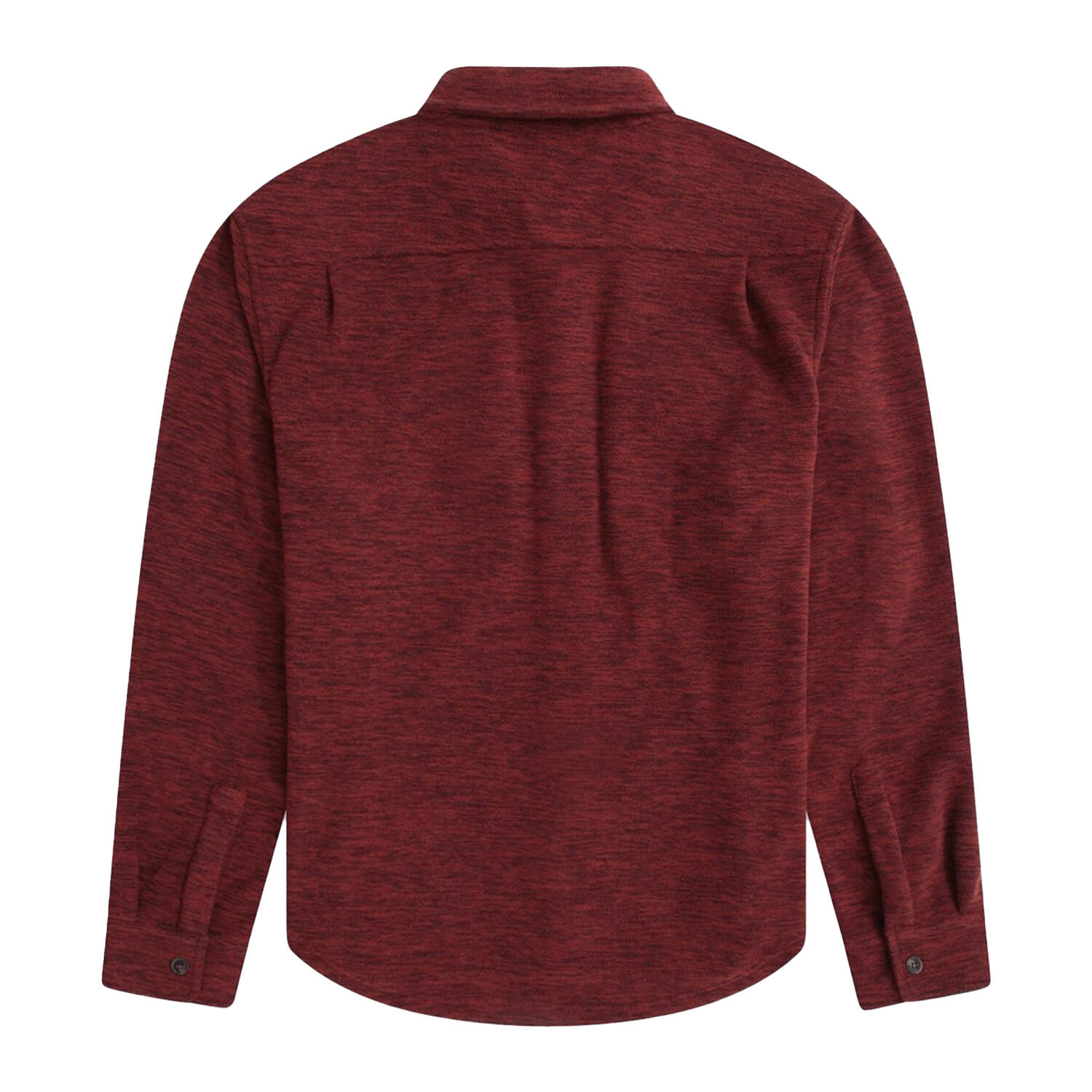 Camicia Pile Uomo Animal George Rosso 2/4