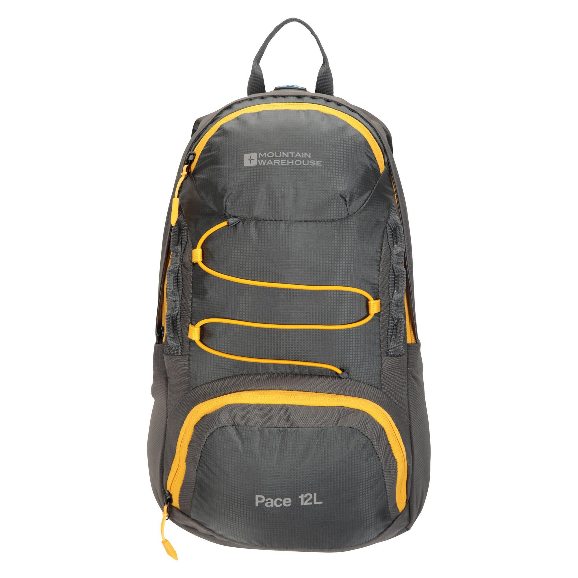 MOUNTAIN WAREHOUSE Pace 12L Backpack (Grey/Yellow)