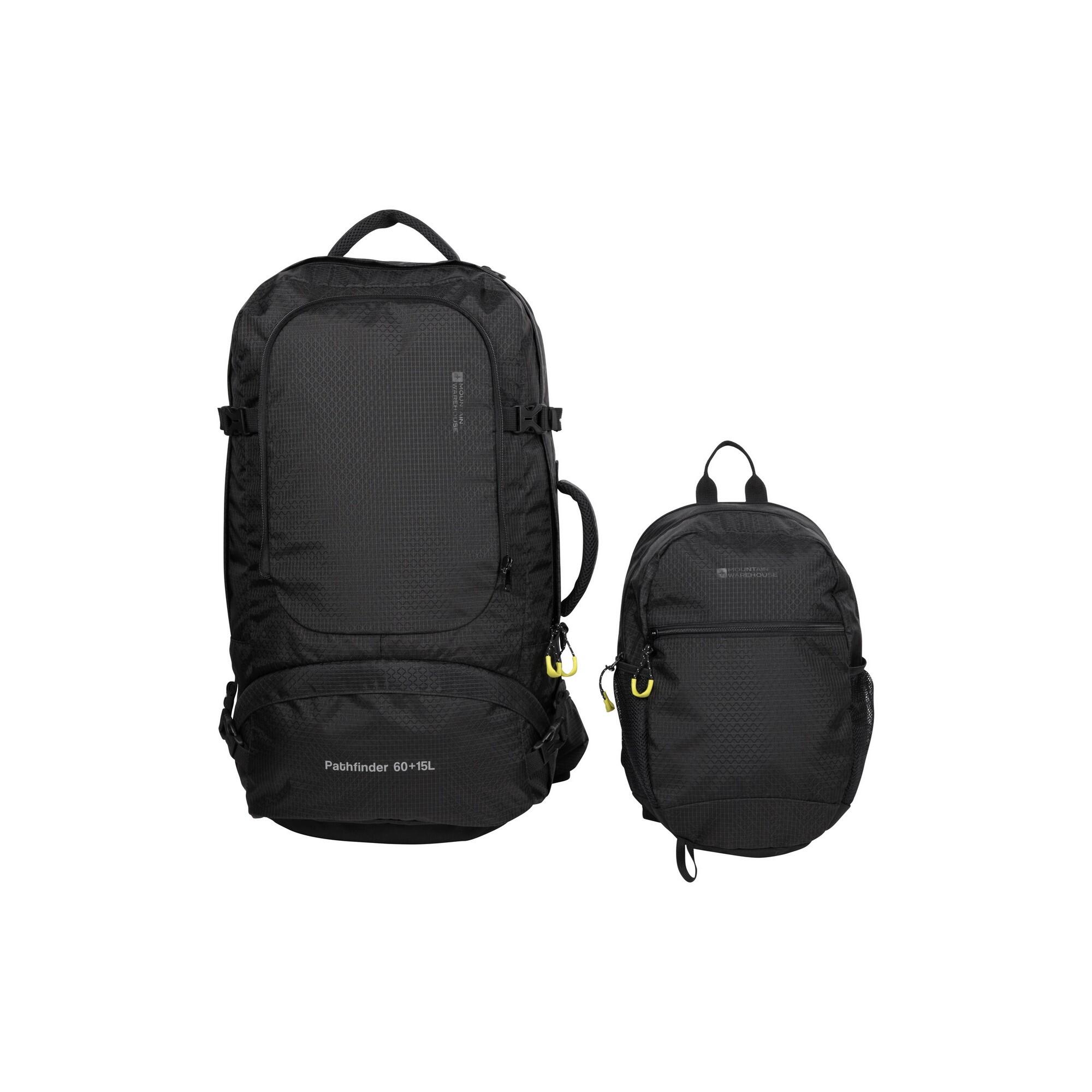 15L Zaino Mountain Warehouse Pathfinder Nero 3/4