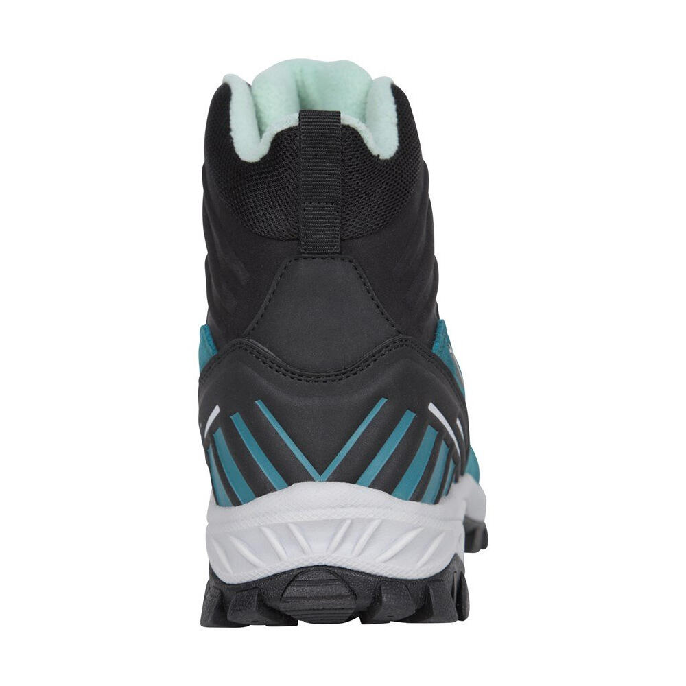 Wanderstiefel für , Leder, Wasserfest Damen Dunkles Aquamarin 2/4