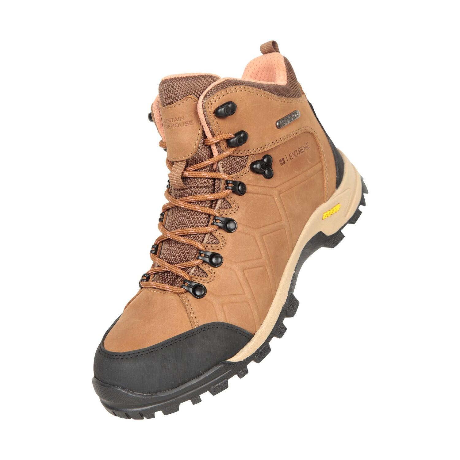 MOUNTAIN WAREHOUSE Womens/Ladies Hurricane Extreme Leather IsoGrip Boots (Brown)