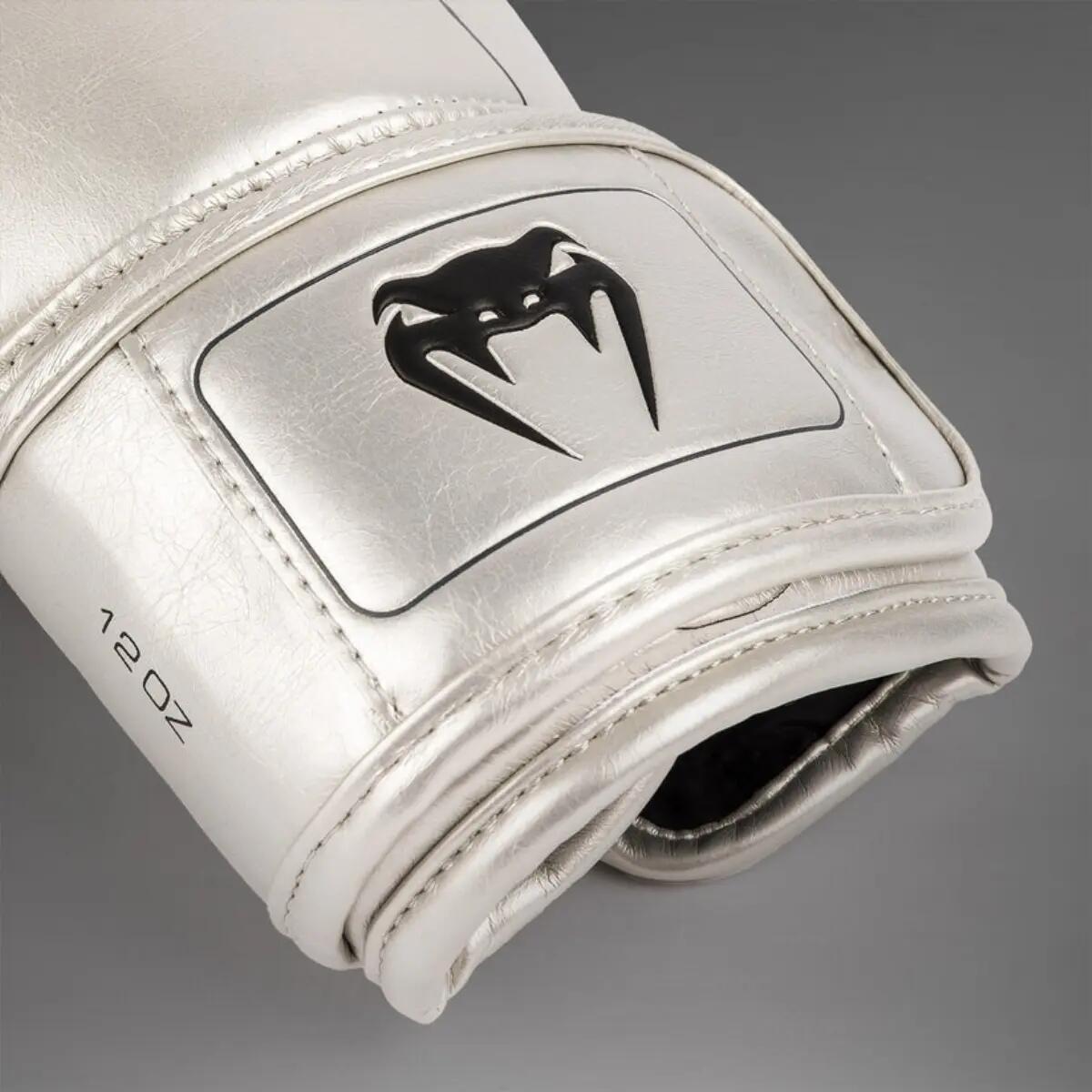 Gants de boxe Venum Nexus – Argent/Noir – 14 oz 4/5