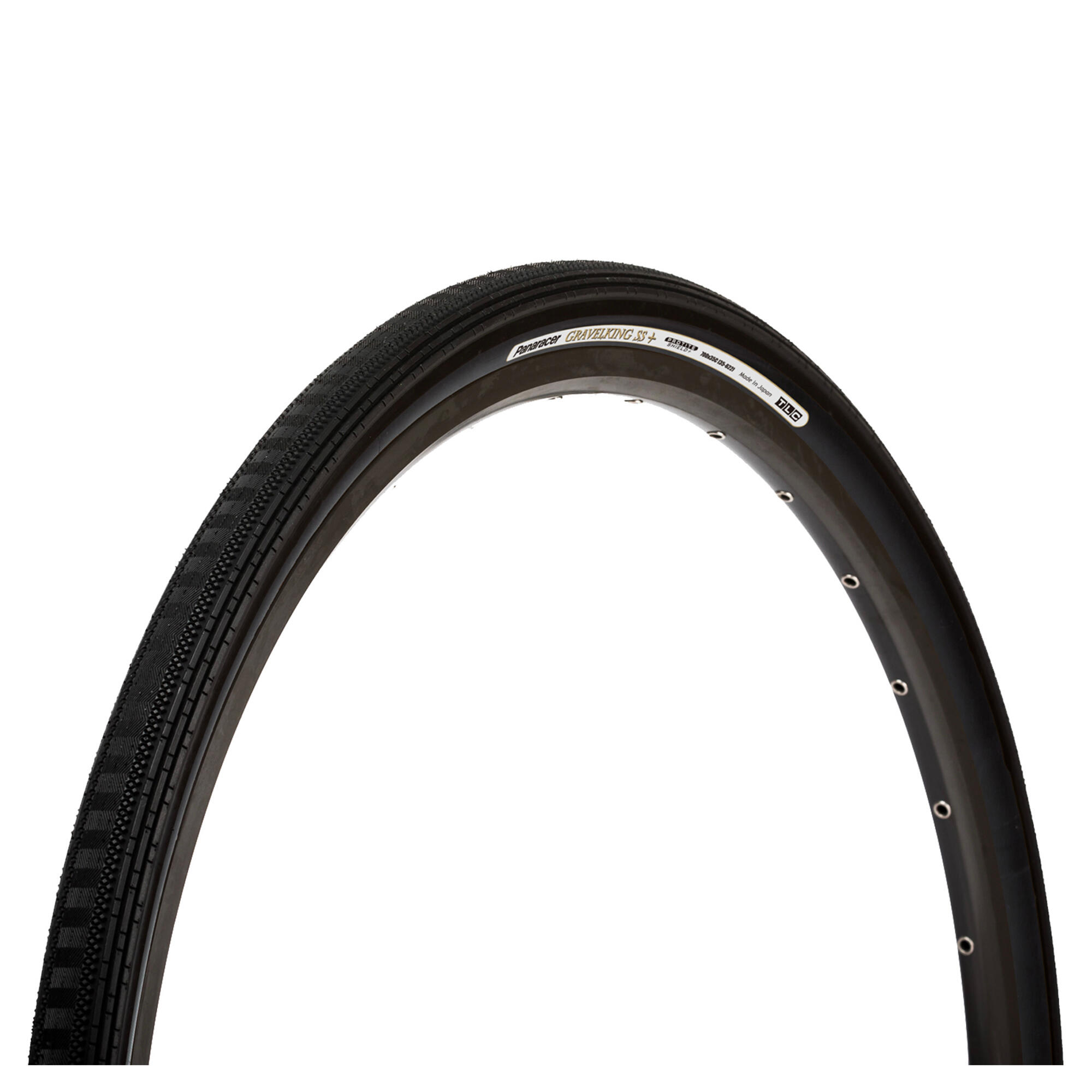 Panaracer GravelKing Semi Slick Plus TLC Folding Tyre Black/Black 27.5 x 1.90 3/5