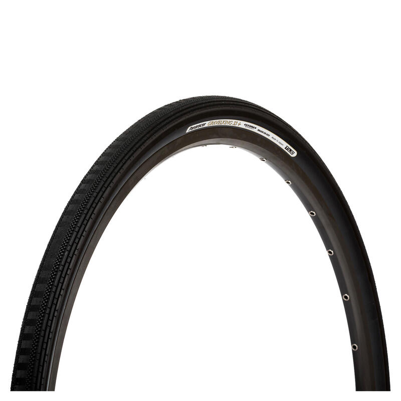 Neumático plegable Gravelking Semi Slick Plus - 28'' - Negro