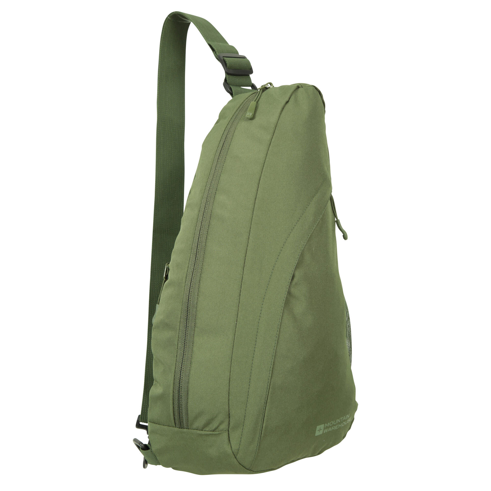 Schultertasche "Classic", 8l Damen und Herren Khakigrün 3/3