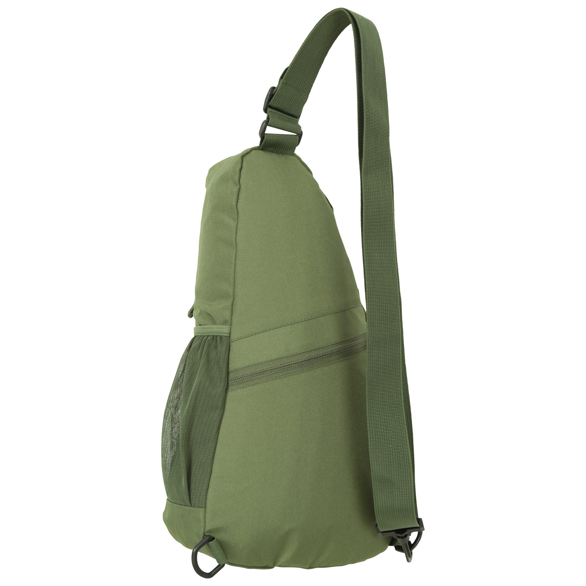 Schultertasche "Classic", 8l Damen und Herren Khakigrün 2/3