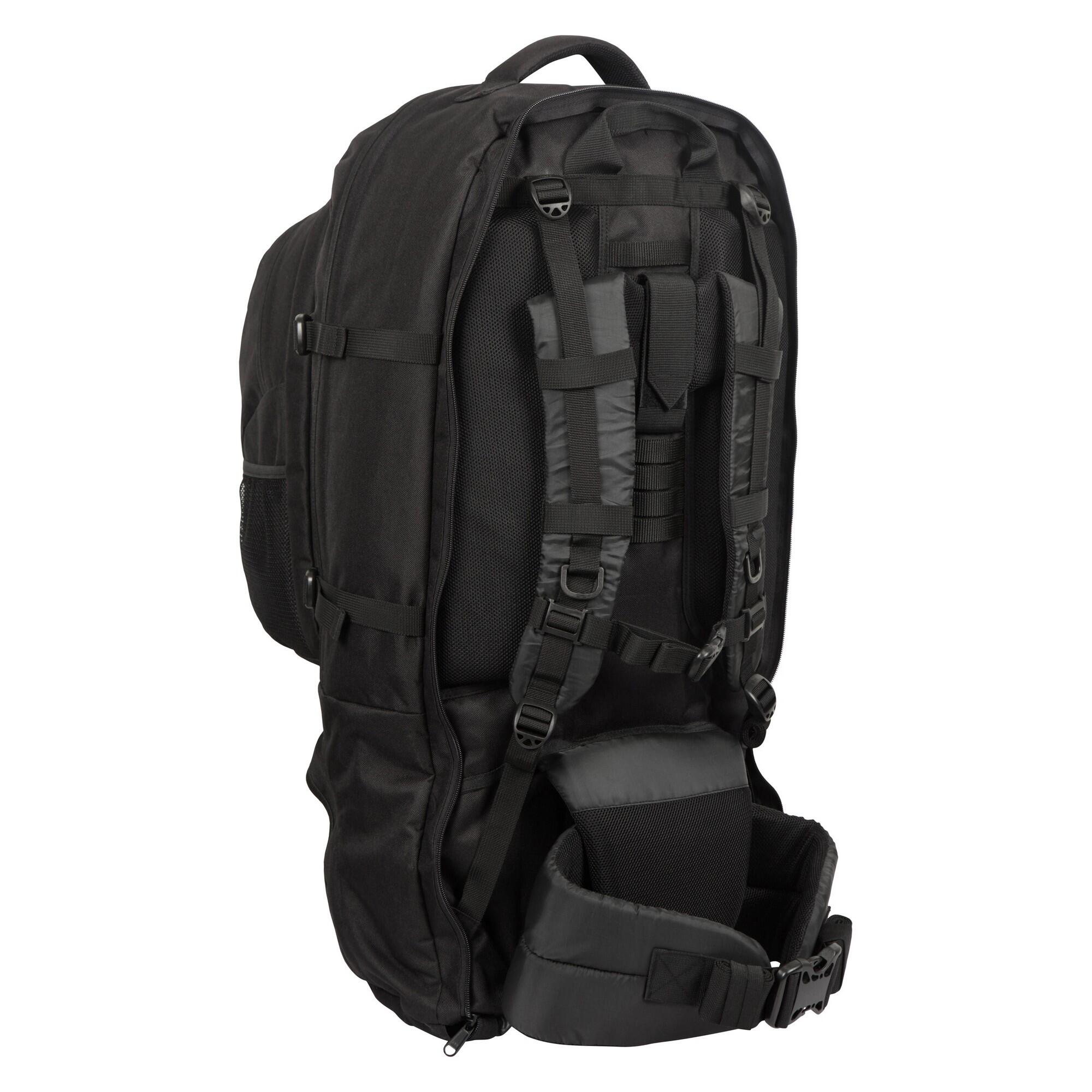 Rucksack "Traveller", 100L Damen und Herren Schwarz 2/4