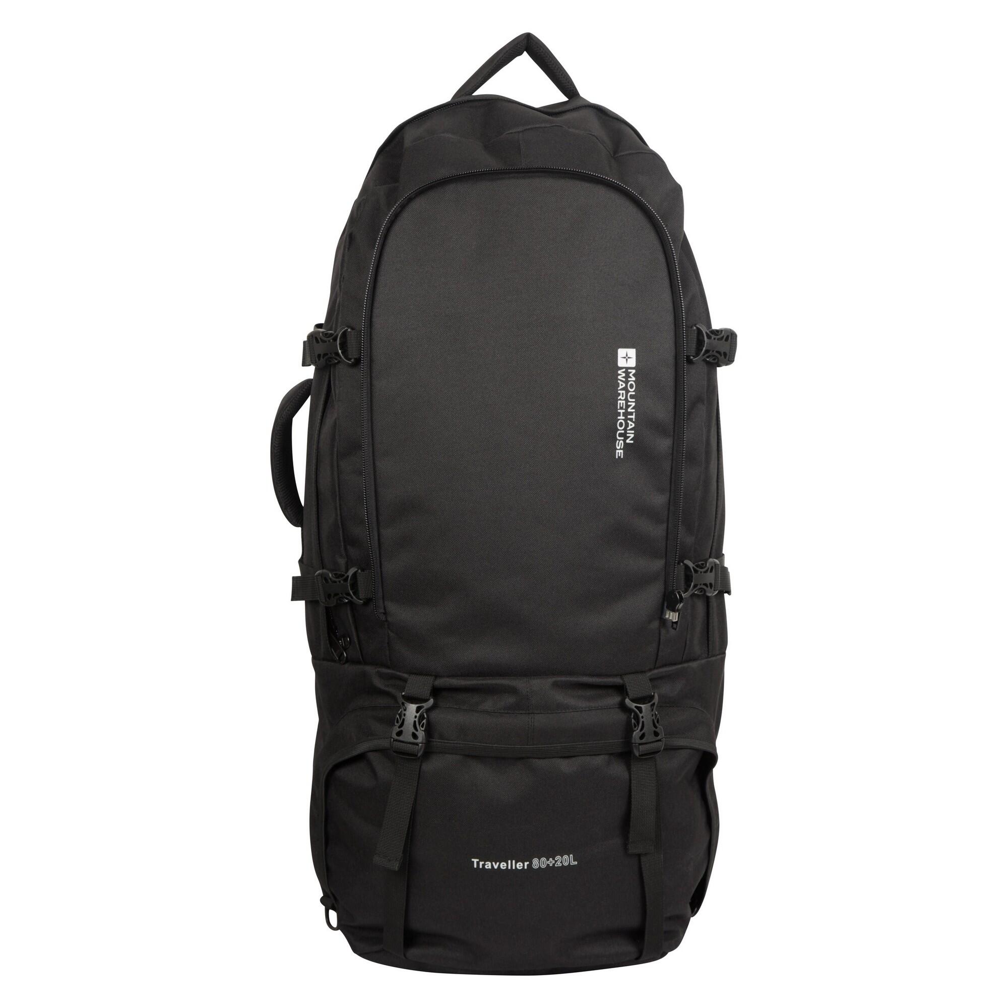 Rucksack "Traveller", 100L Damen und Herren Schwarz 4/4