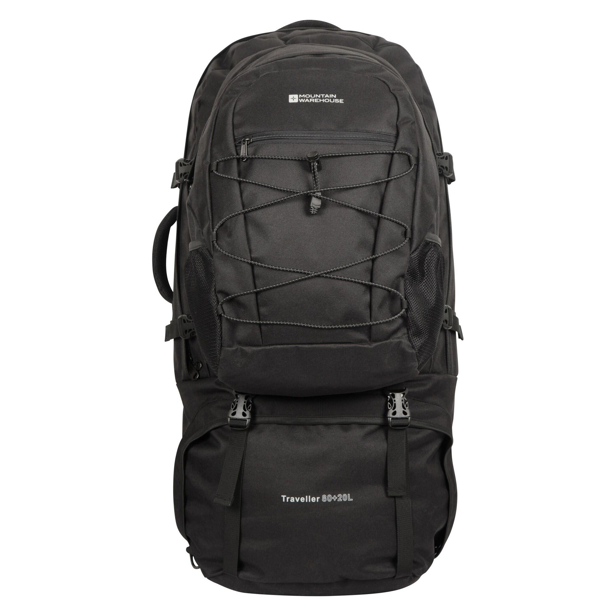MOUNTAIN WAREHOUSE 100L Zaino Mountain Warehouse Traveller Nero