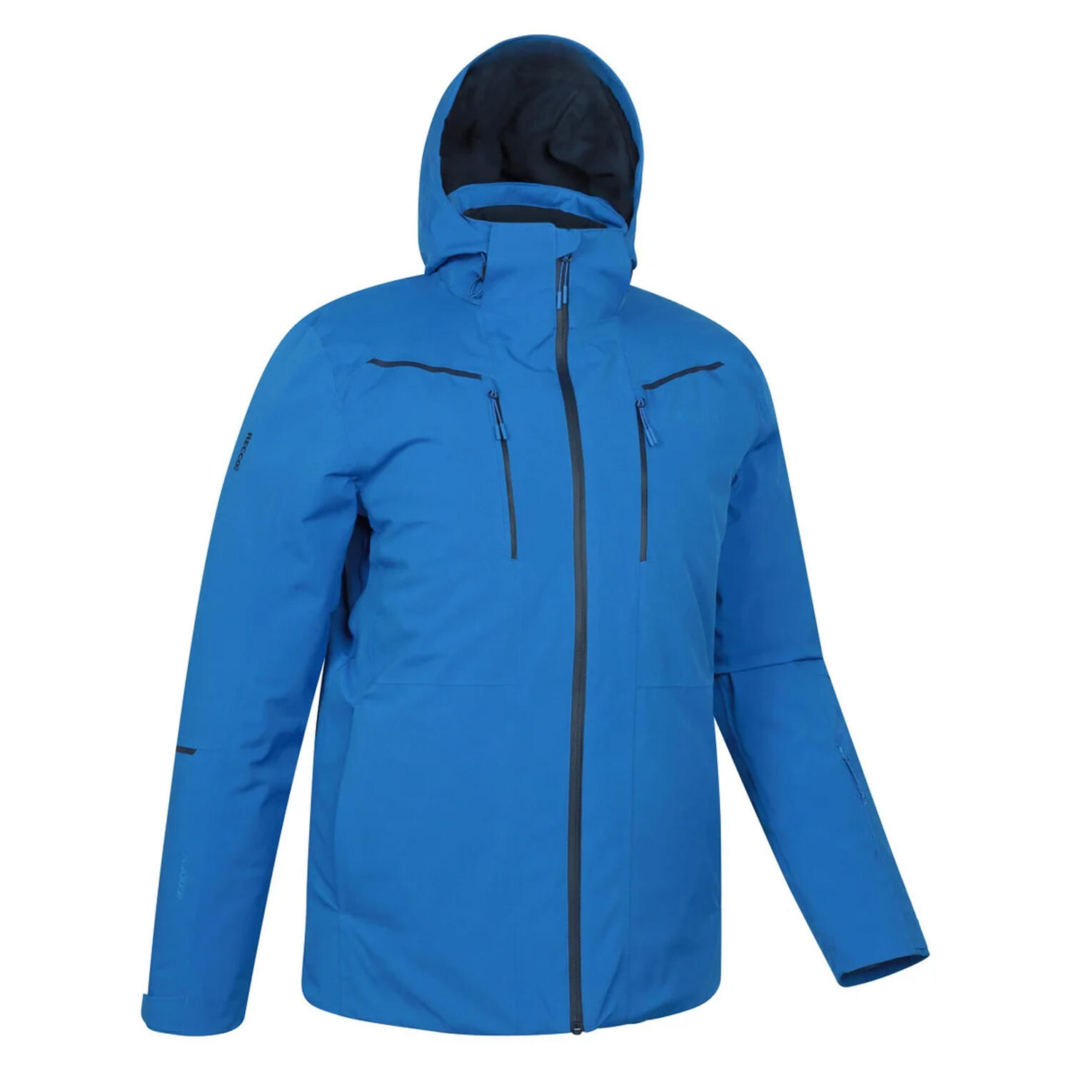 "Neptune" Skijacke für , Wasserfest, Wattiert Herren Blau 4/4